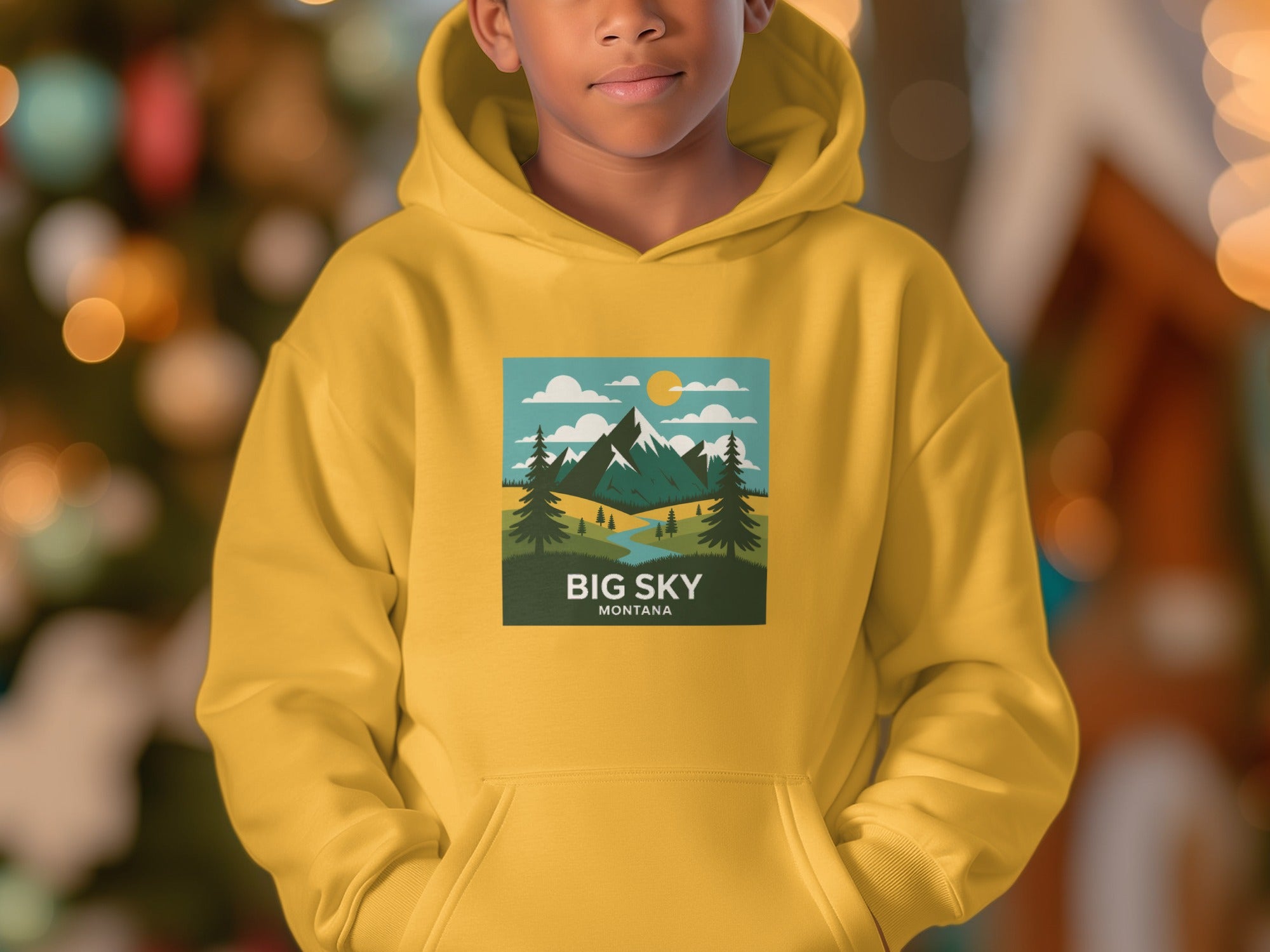 Big Sky Montana Mountaintop Adventure Hoodie