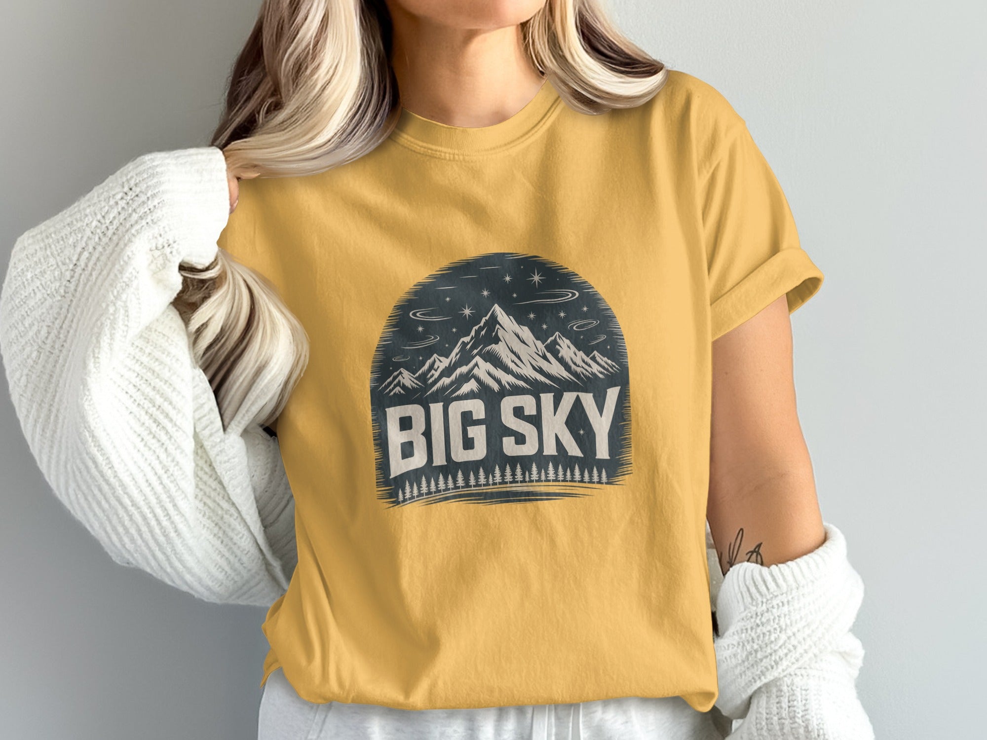 Big Sky Mountain Graphic Tee Casual Wear product