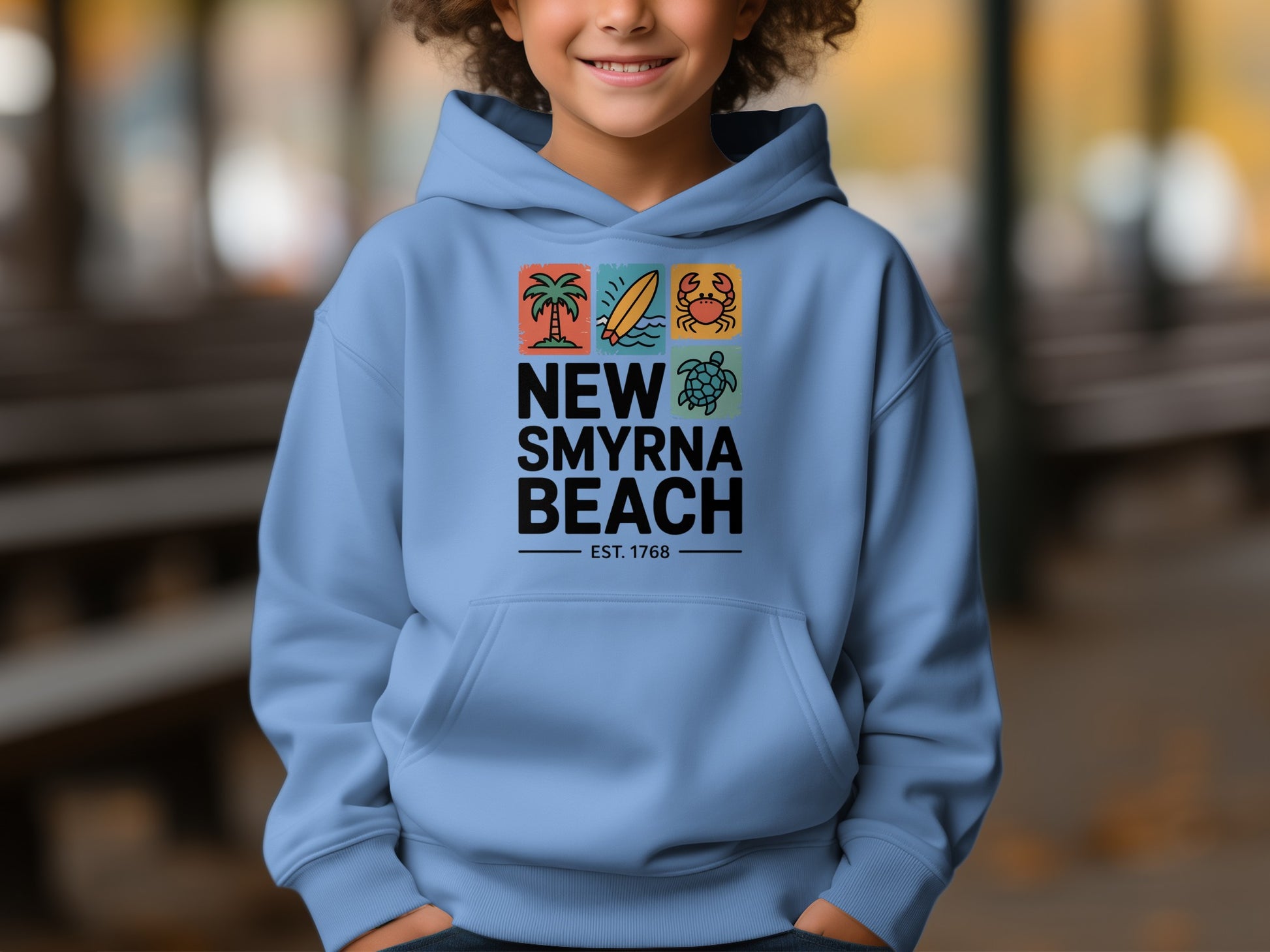 New Smyrna Beach Est. 1768 Retro Hoodie product