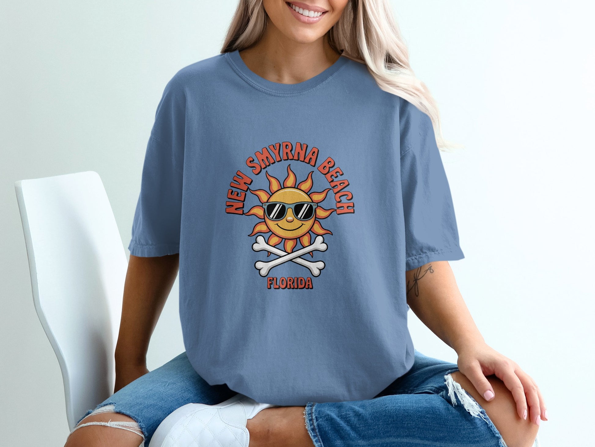 New Smyrna Beach Florida Sun Design T-shirt product