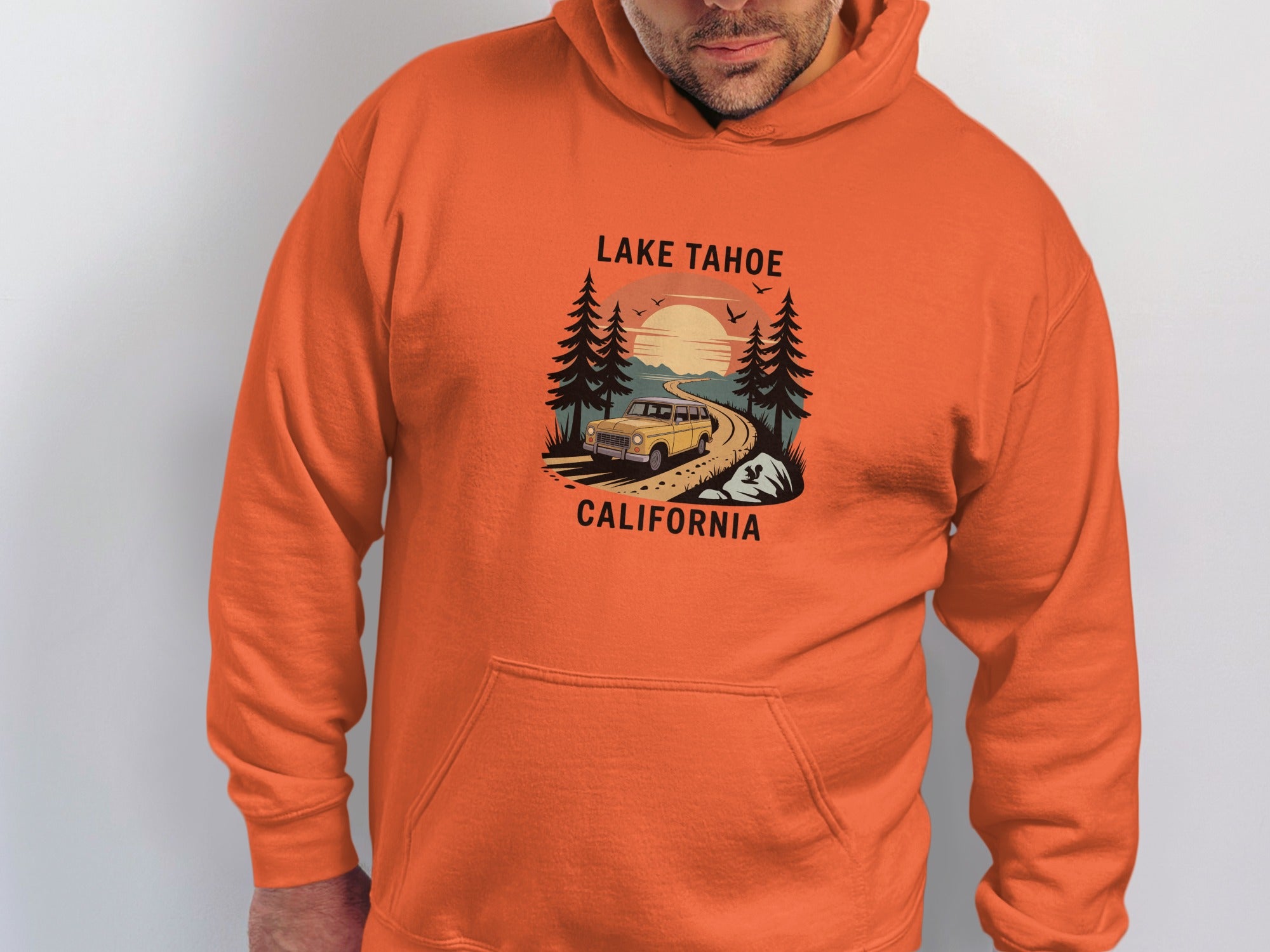 Lake Tahoe California Sunset Hoodie