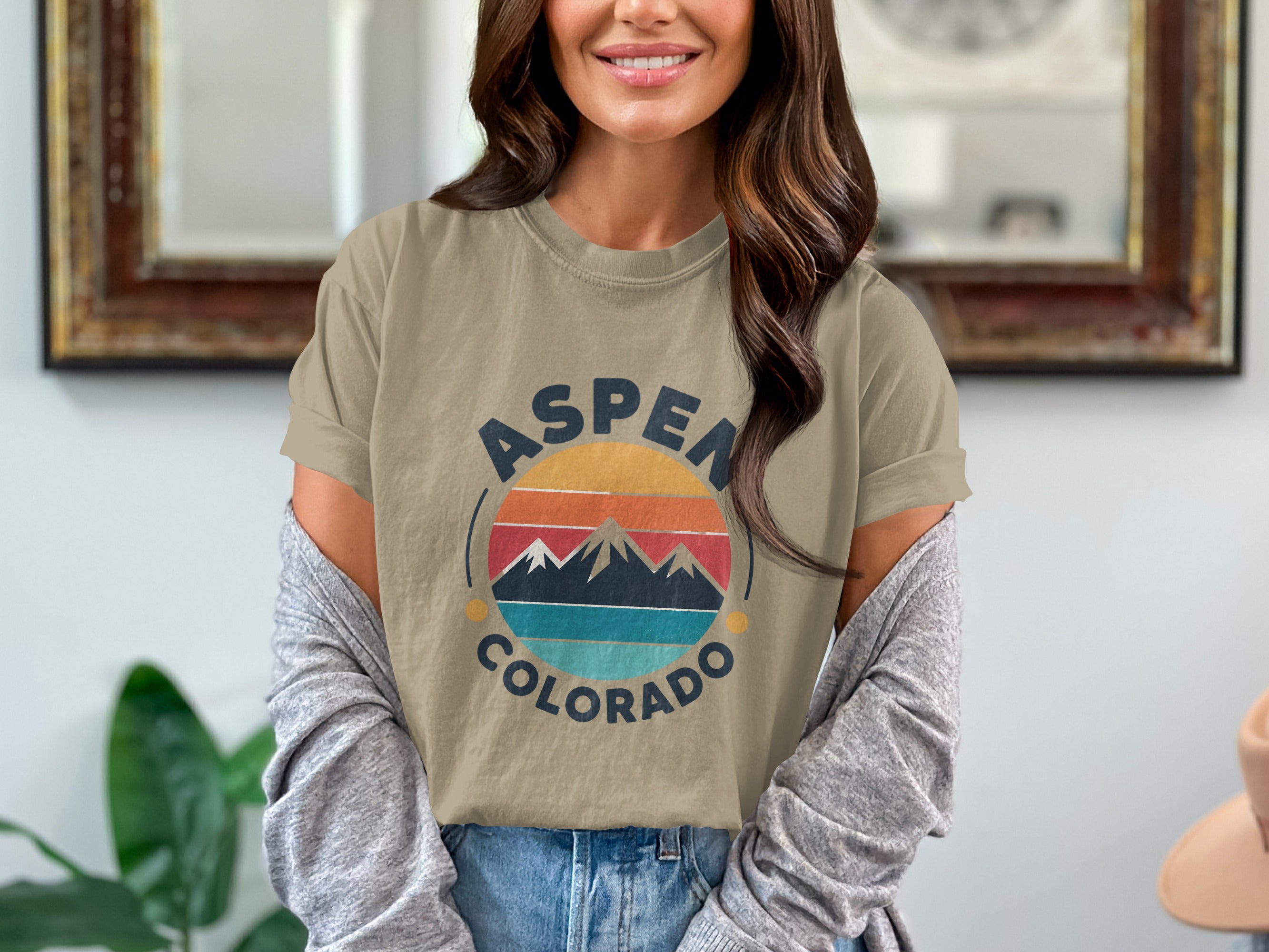 Aspen Colorado Graphic Tee Casual T-shirt product