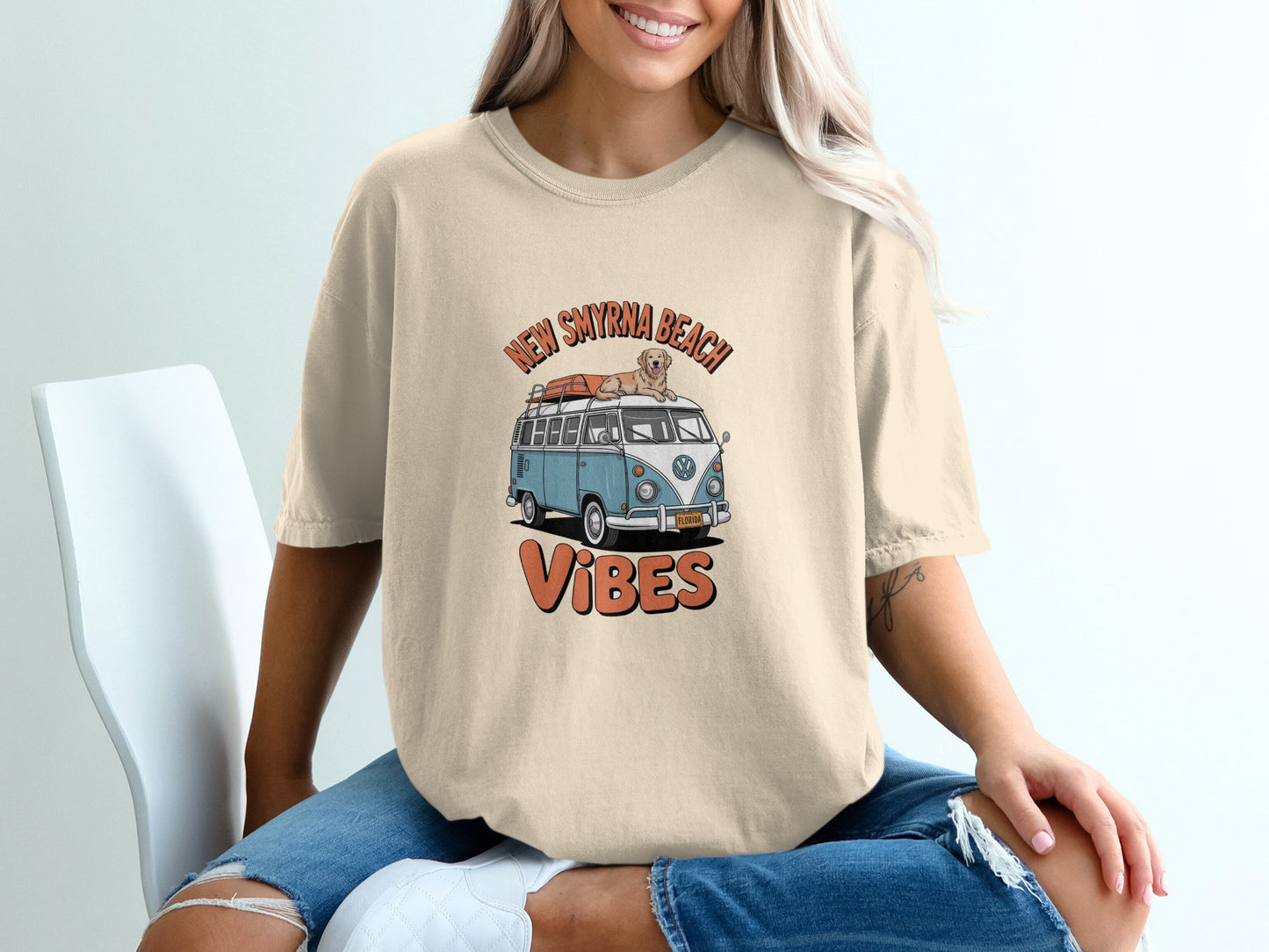 New Smyrna Beach Vibes Graphic T-Shirt product