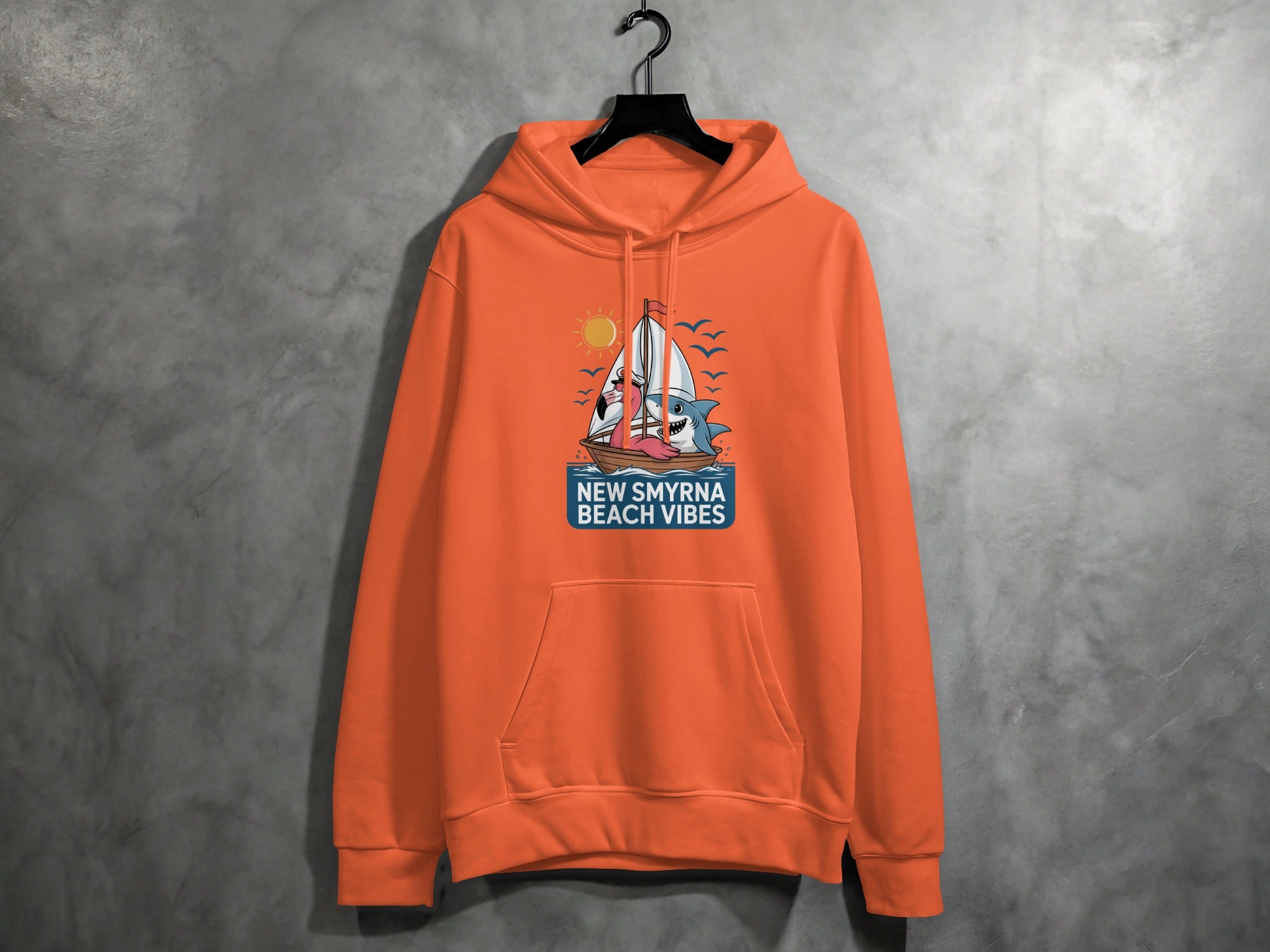New Smyrna Beach Vibes Hoodie with Sailboat product