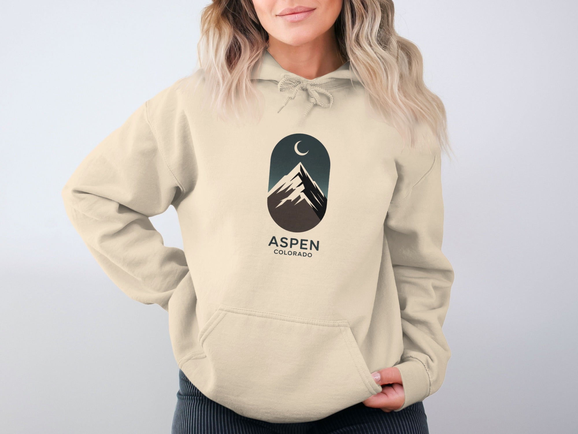 Aspen Colorado Mountain Design Hoodie product