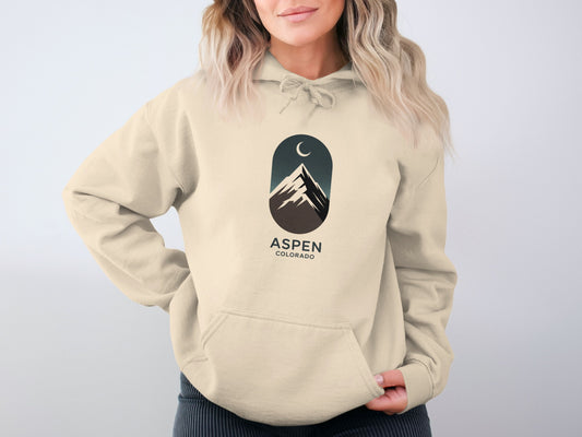 Aspen Colorado Mountain Design Hoodie product