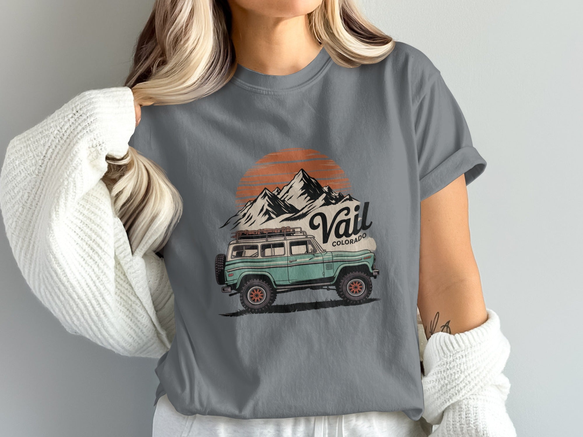 Vail Colorado Mountain Adventure Graphic Tee product