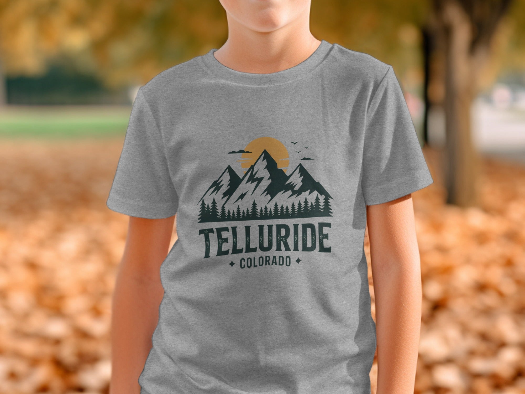 Telluride Colorado Mountain Design T-Shirt