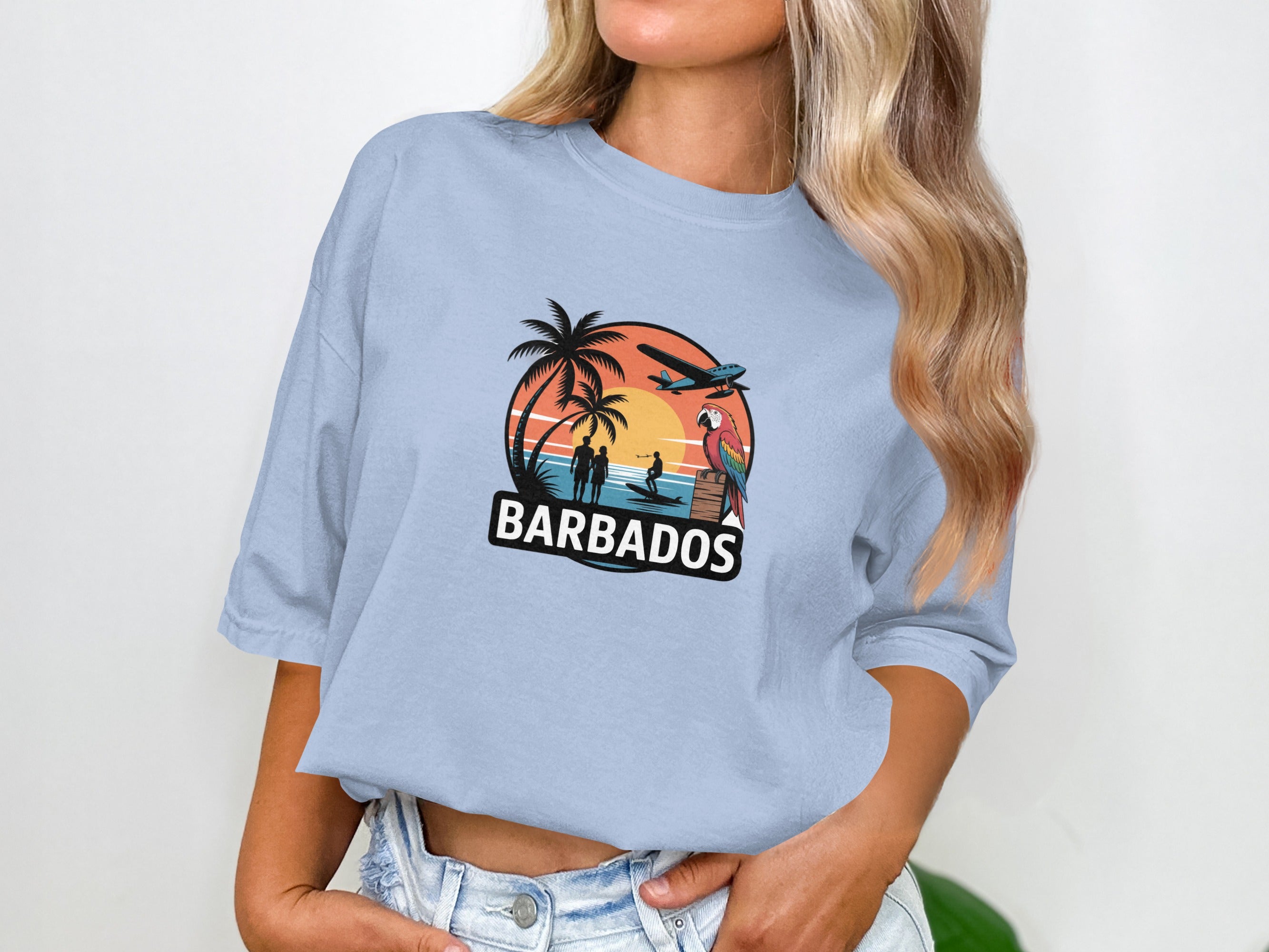 Stylish Barbados Sunset Beach Vacation Shirt product