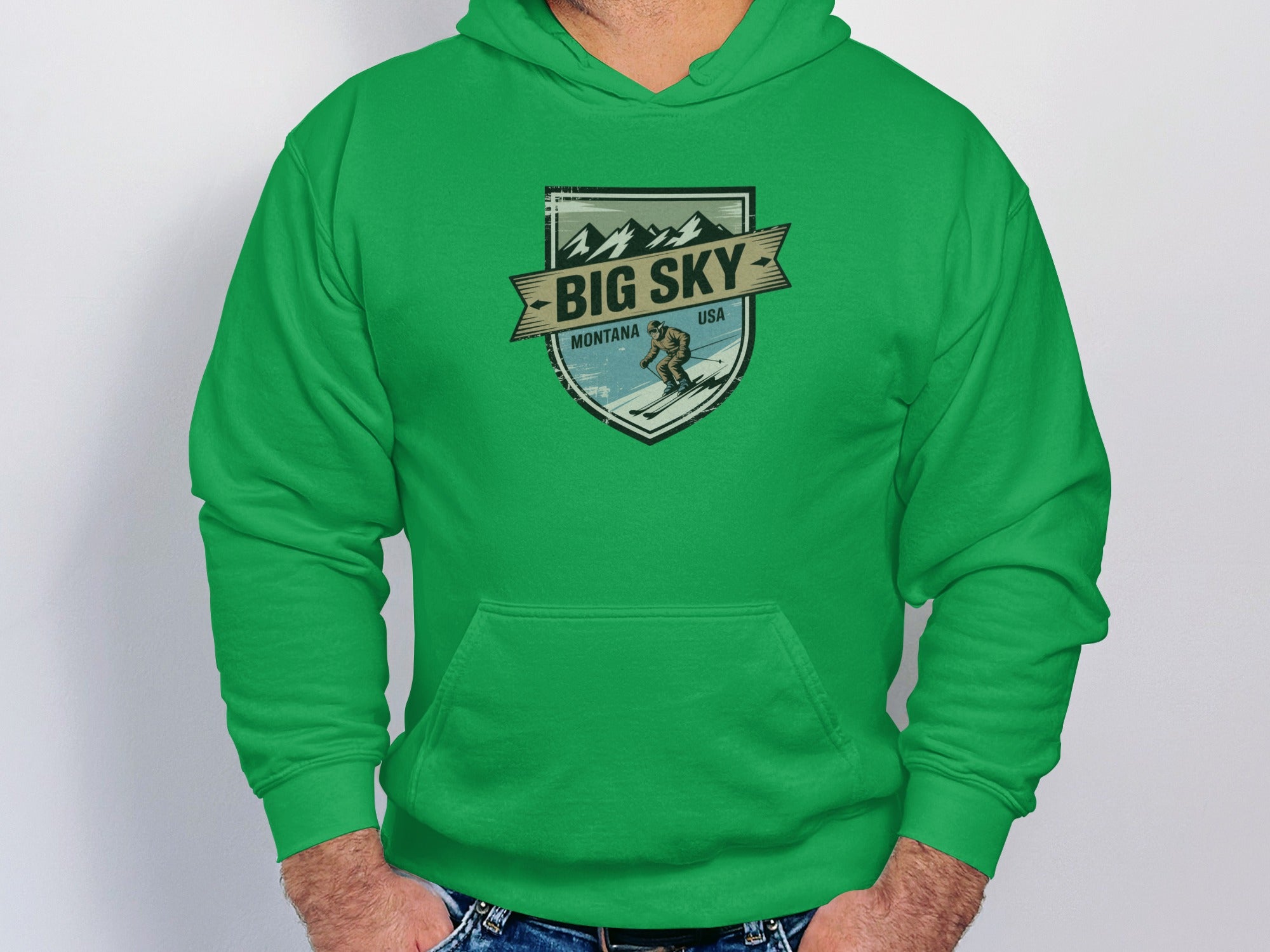 Big Sky Montana USA Graphic Print Hoodie Product