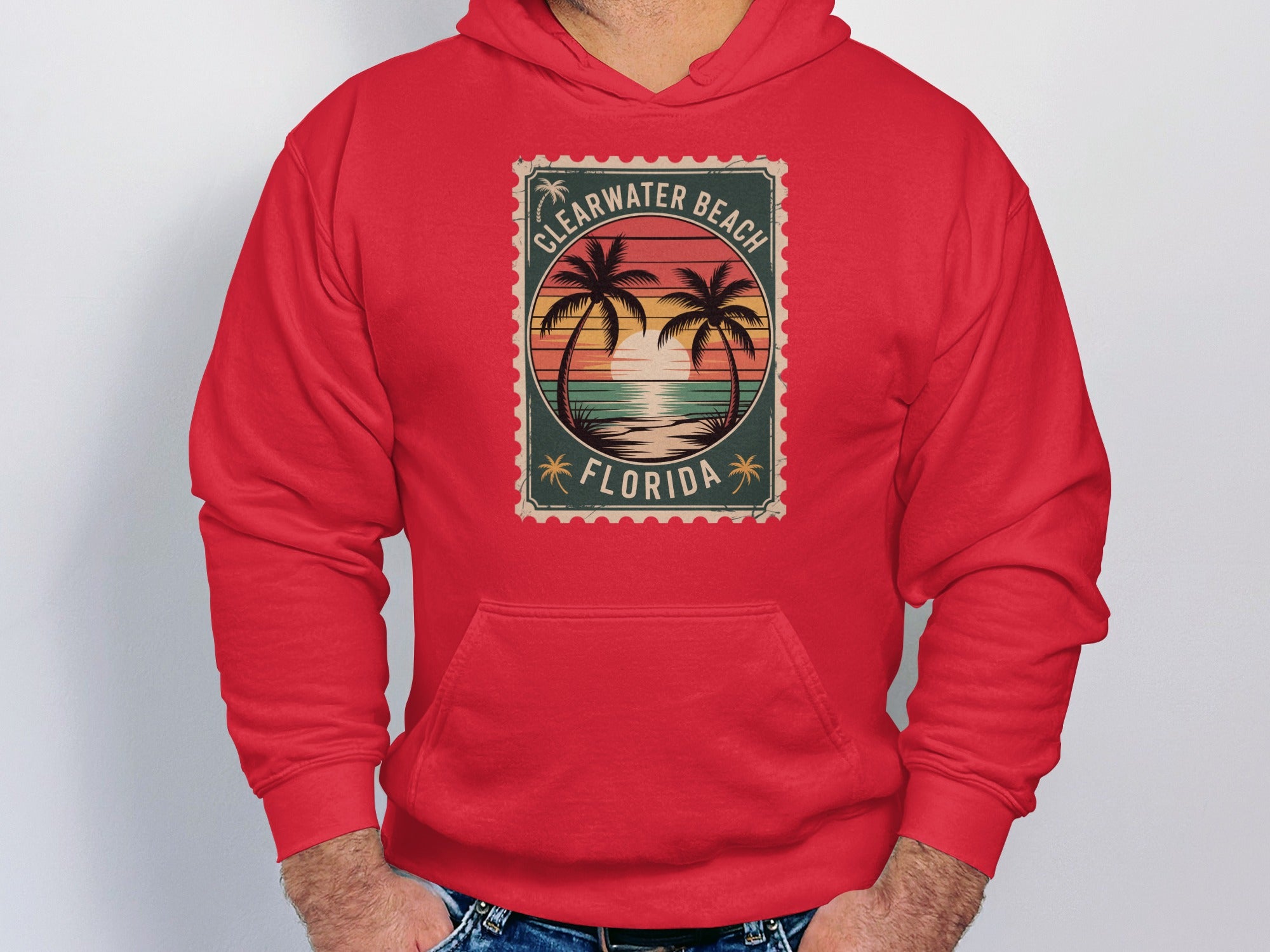 Clearwater Beach Florida Sunset Graphic Hoodie product