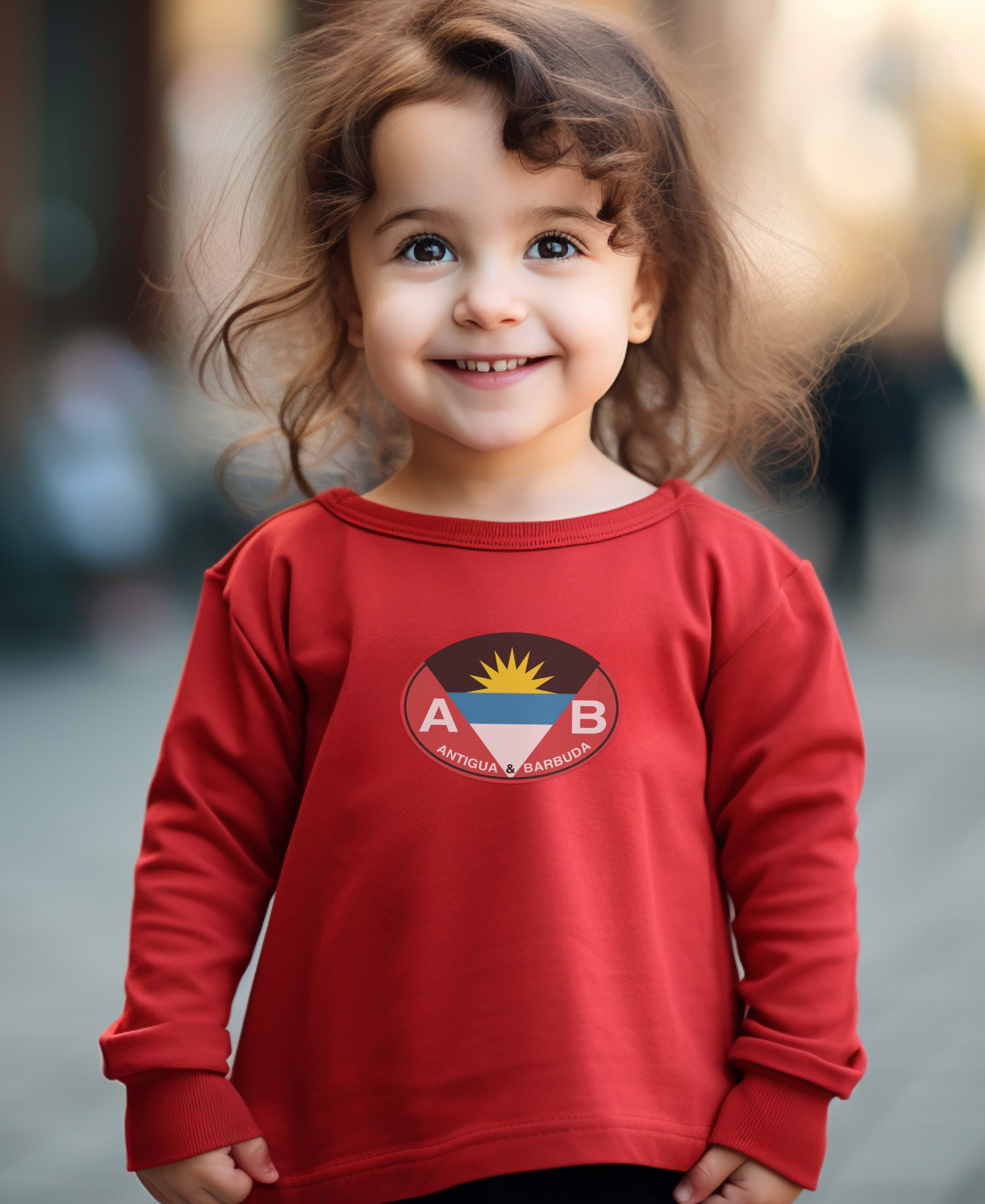 Antigua and Barbuda beach fun at Half Moon Bay Beach Toddler Long Sleeve T-Shirt