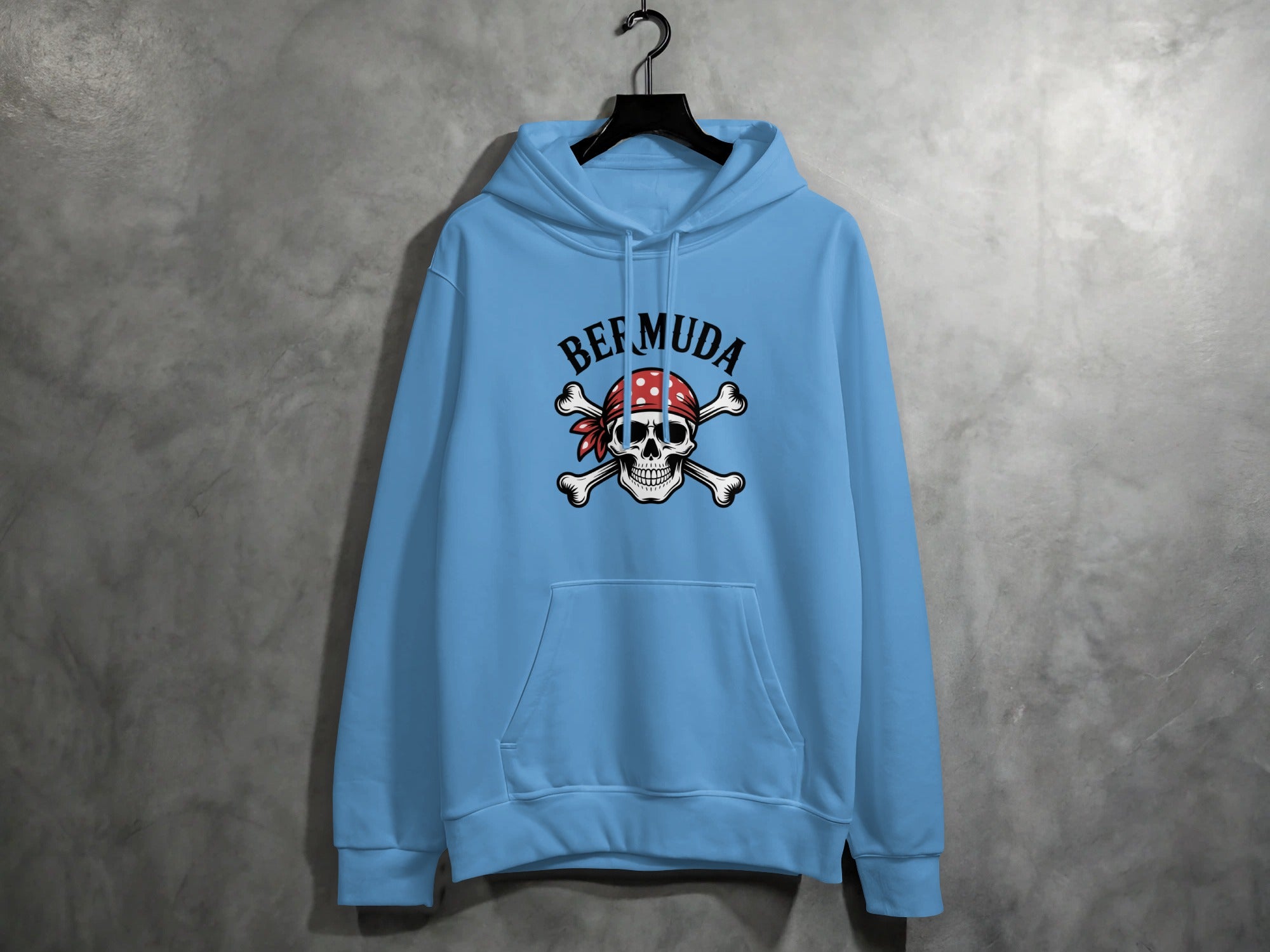 Bermuda Pirate Skull Graphic Hoodie product
