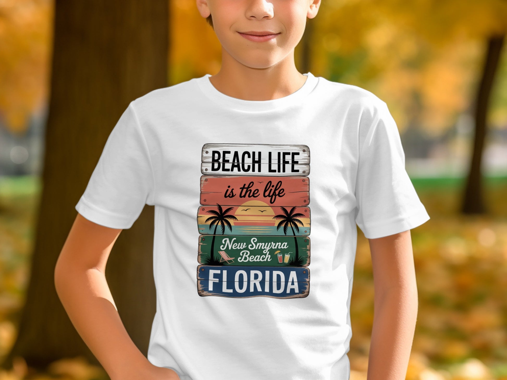 Beach Life New Smyrna Beach Florida T-Shirt product type