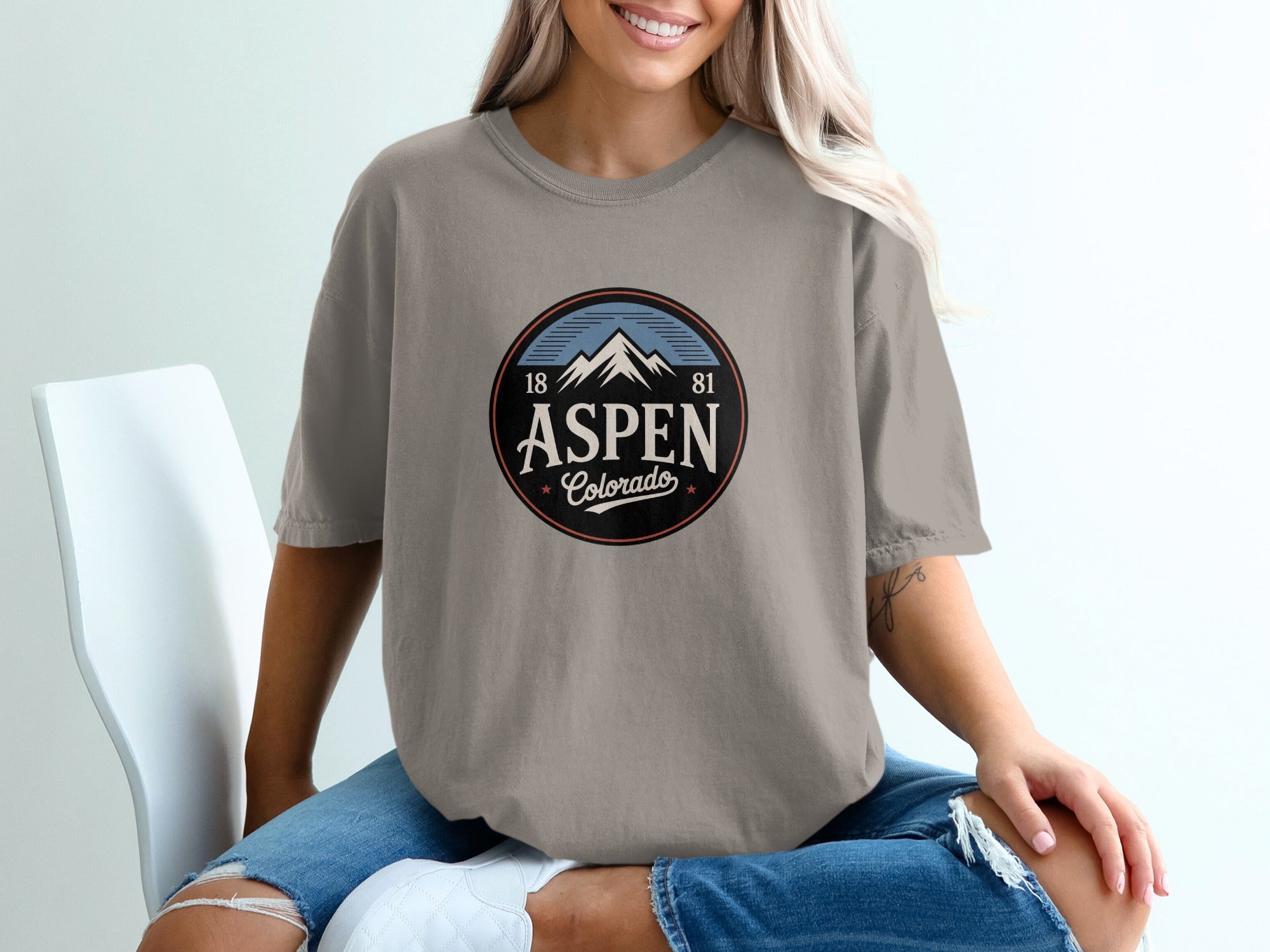 Aspen Colorado 1881 Mountain Graphic T-shirt product