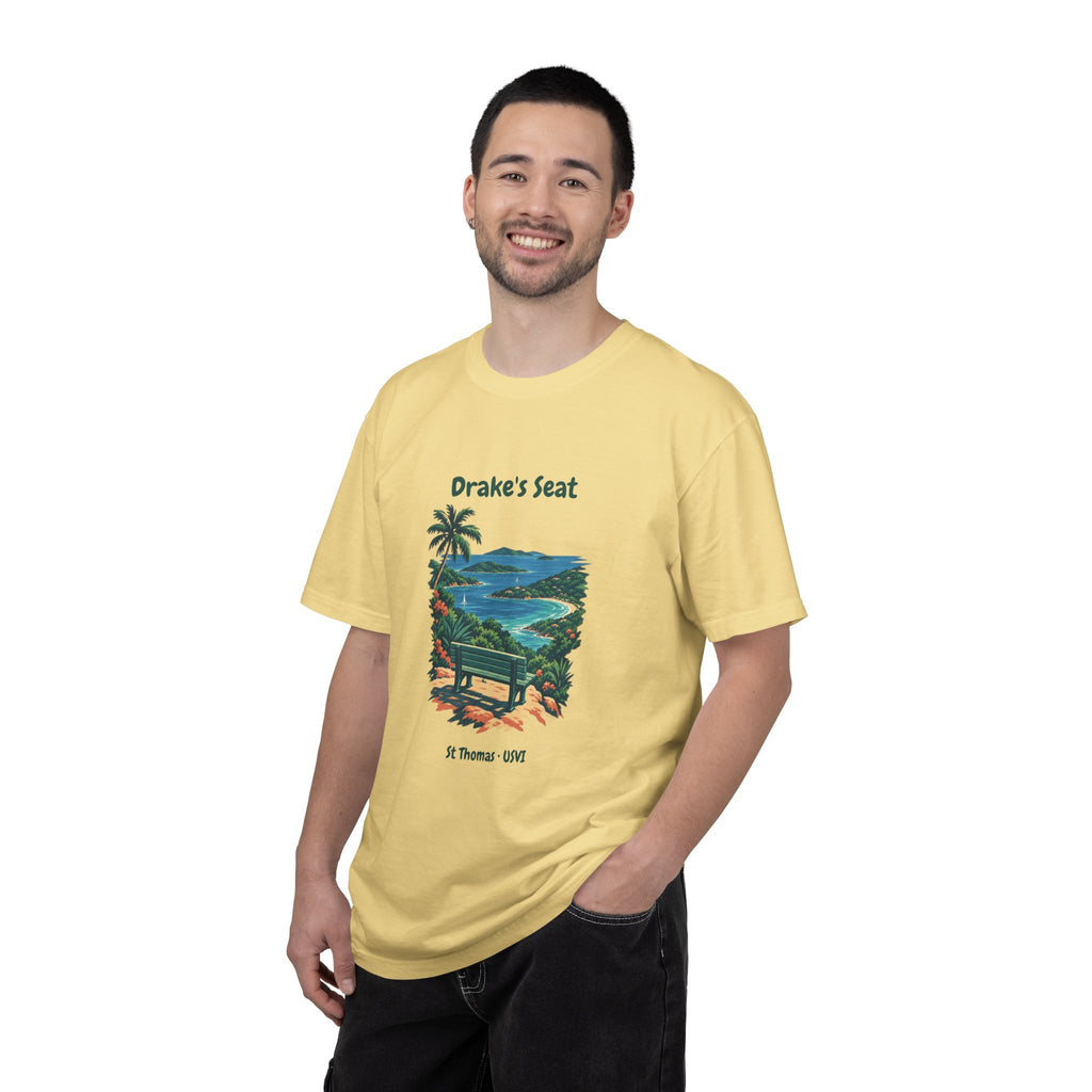 Drake's Seat St. Thomas USVI Comfort Colors 1717 T-Shirt