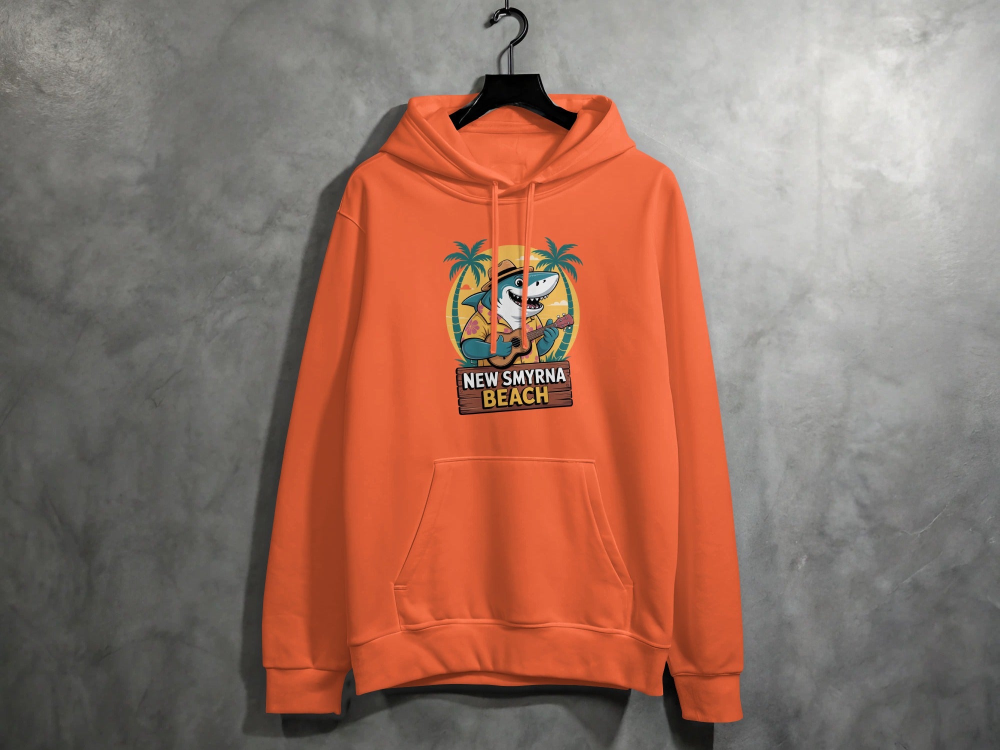 New Smyrna Beach Graphic Hooded Sweatshirt product type