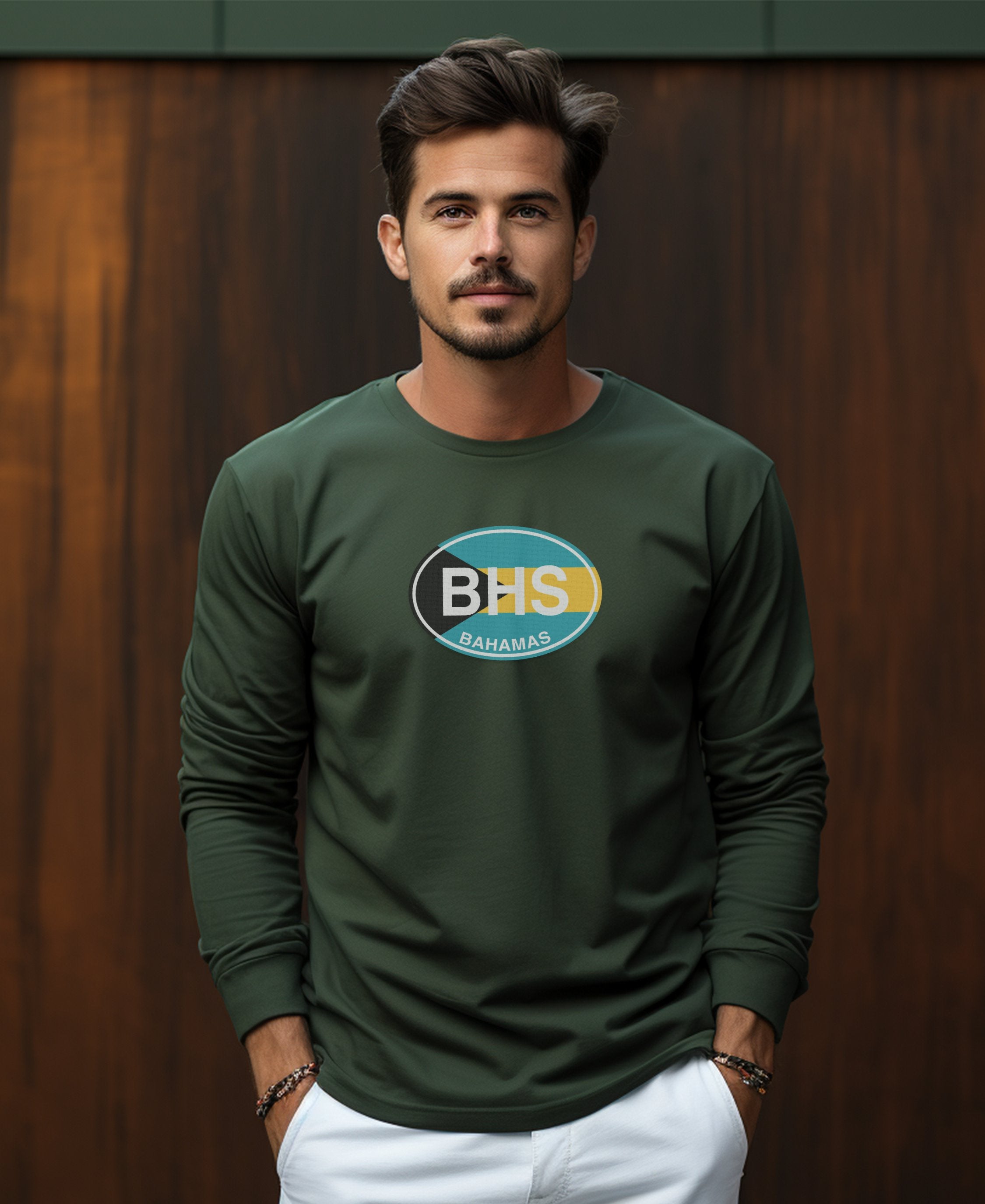 Bahamas Junkanoo Festival and Island Vibes Mens Long Sleeve T Shirt