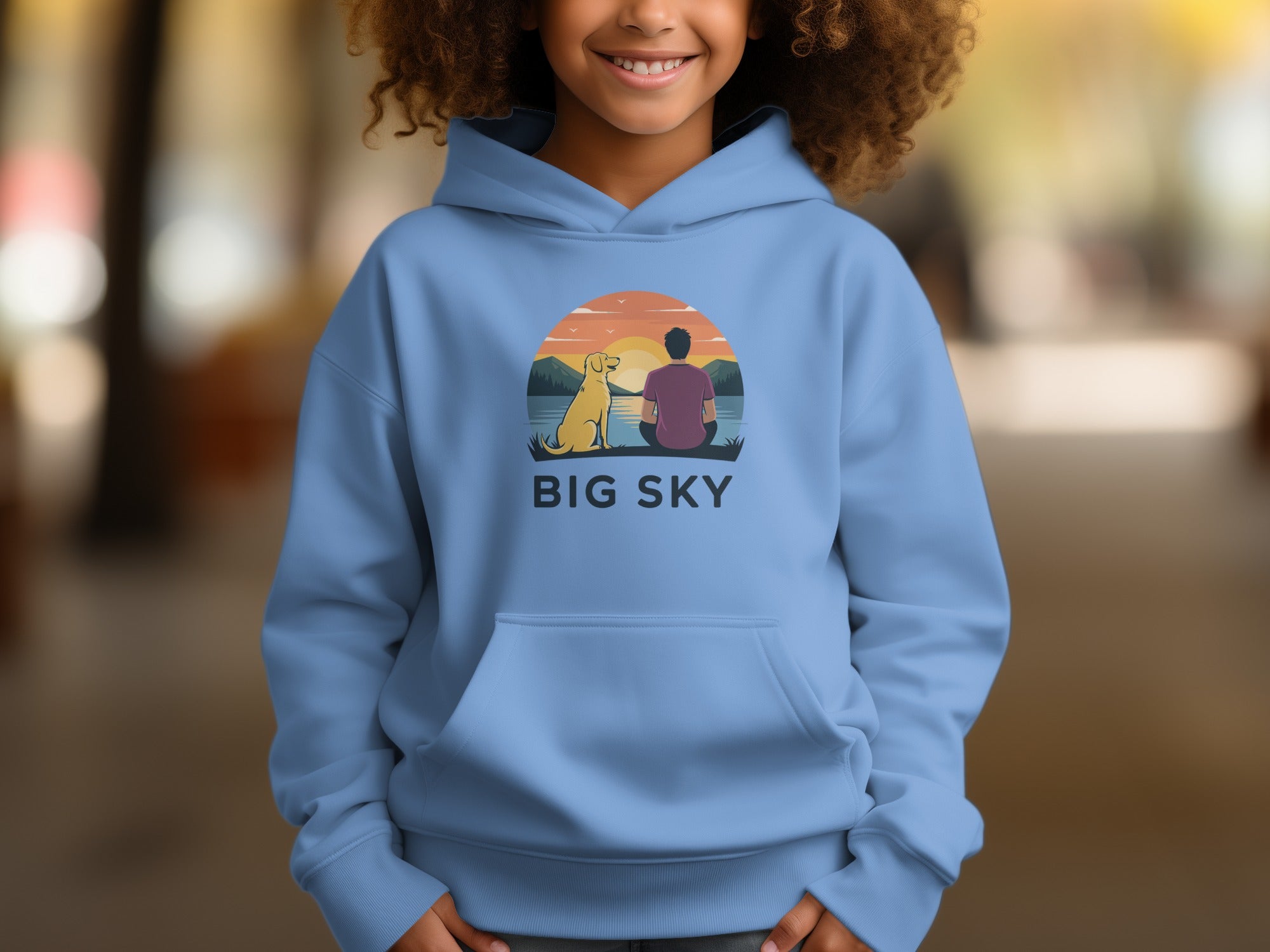 Big Sky Design Hoodie for Casual and Relaxed Style