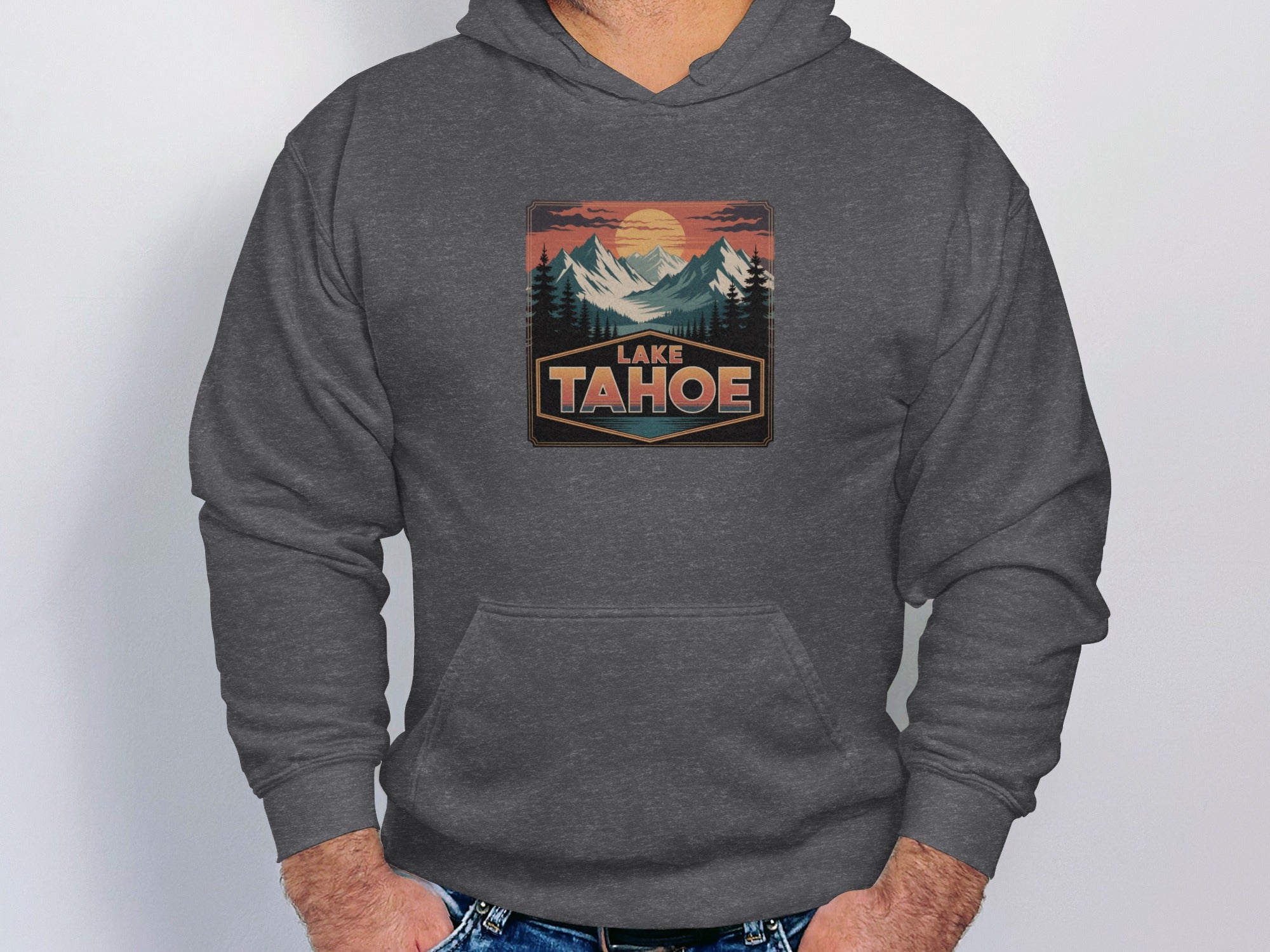 Lake Tahoe Graphic Hoodie for Casual Style Apparel