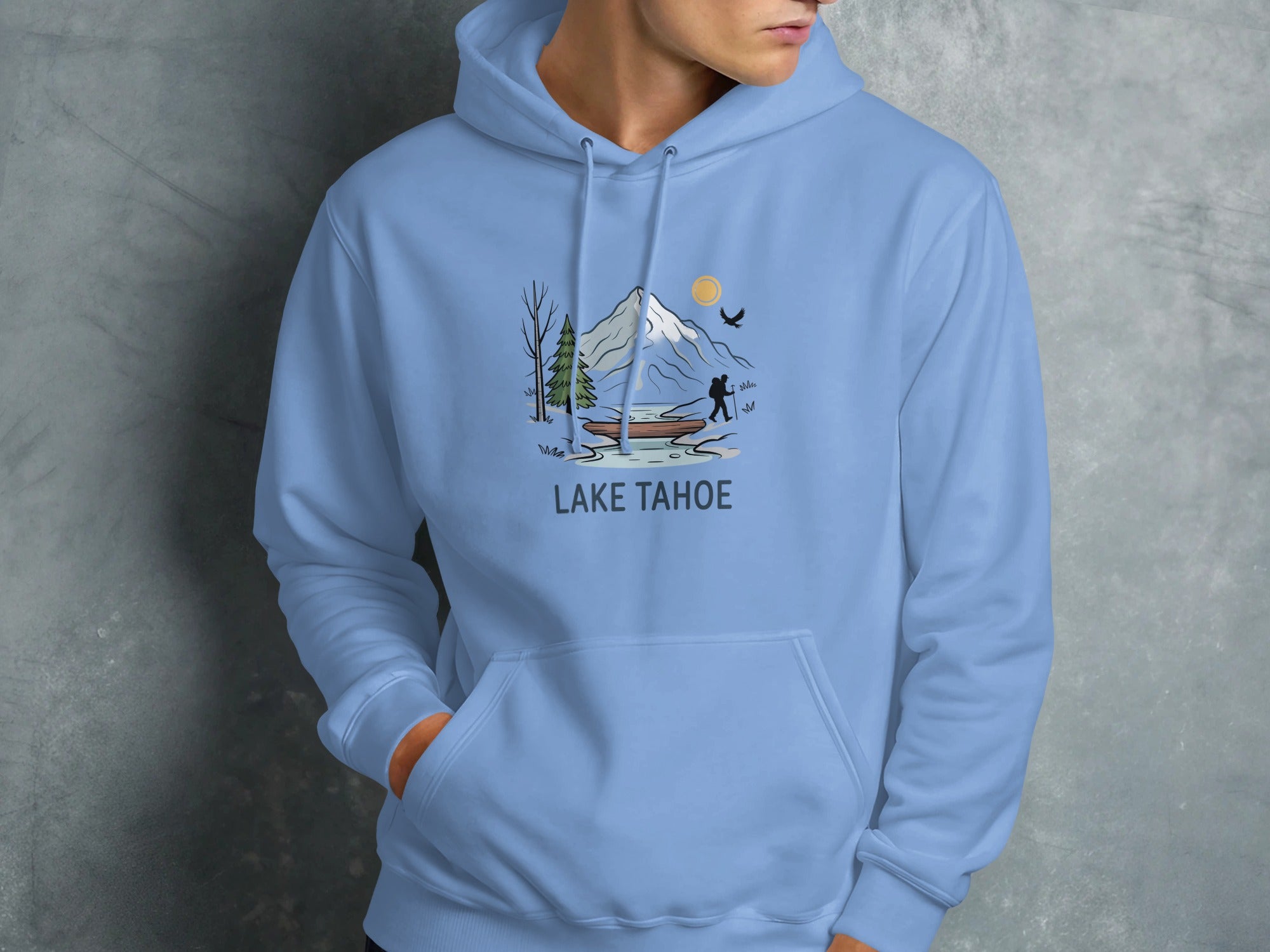 Lake Tahoe Scenic Graphic Hoodie