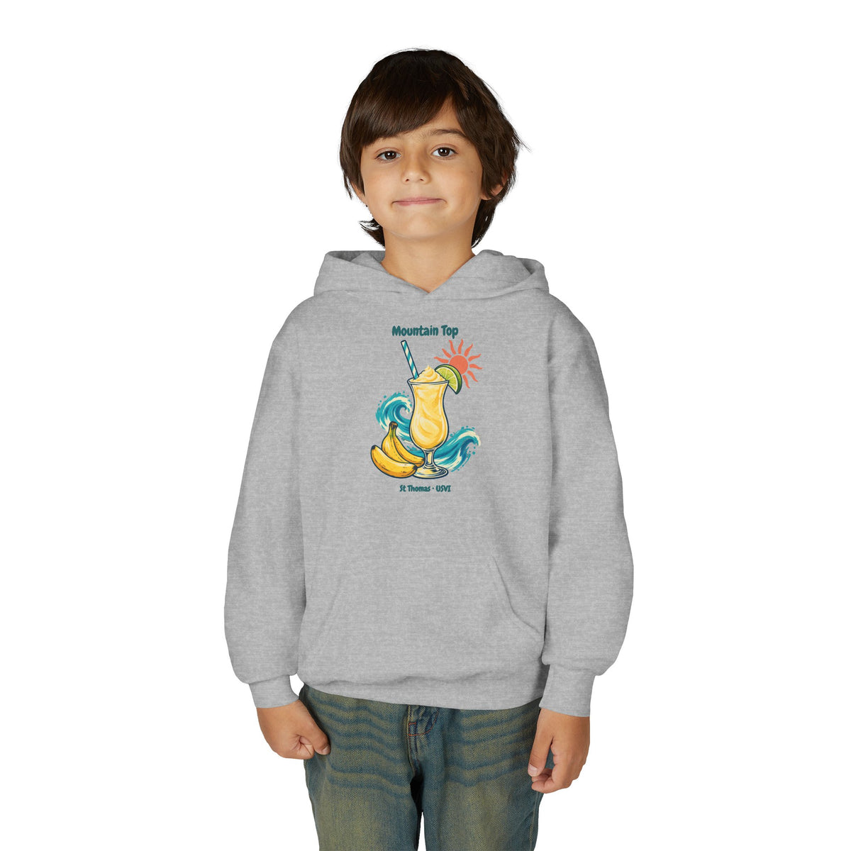 Mountain Top St. Thomas USVI Gildan 18500B Youth Hoodie