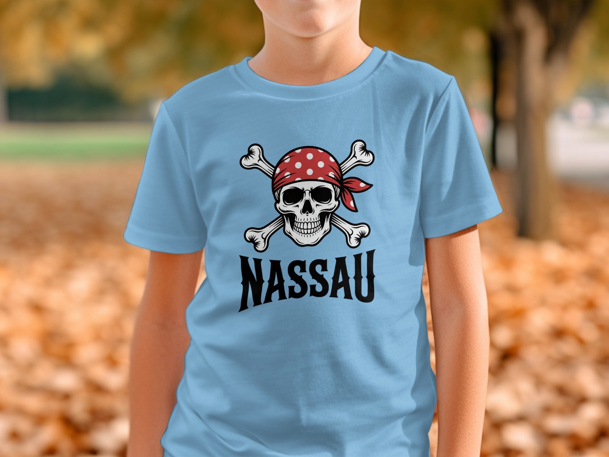 Nassau Pirate Skull Graphic T-Shirt product