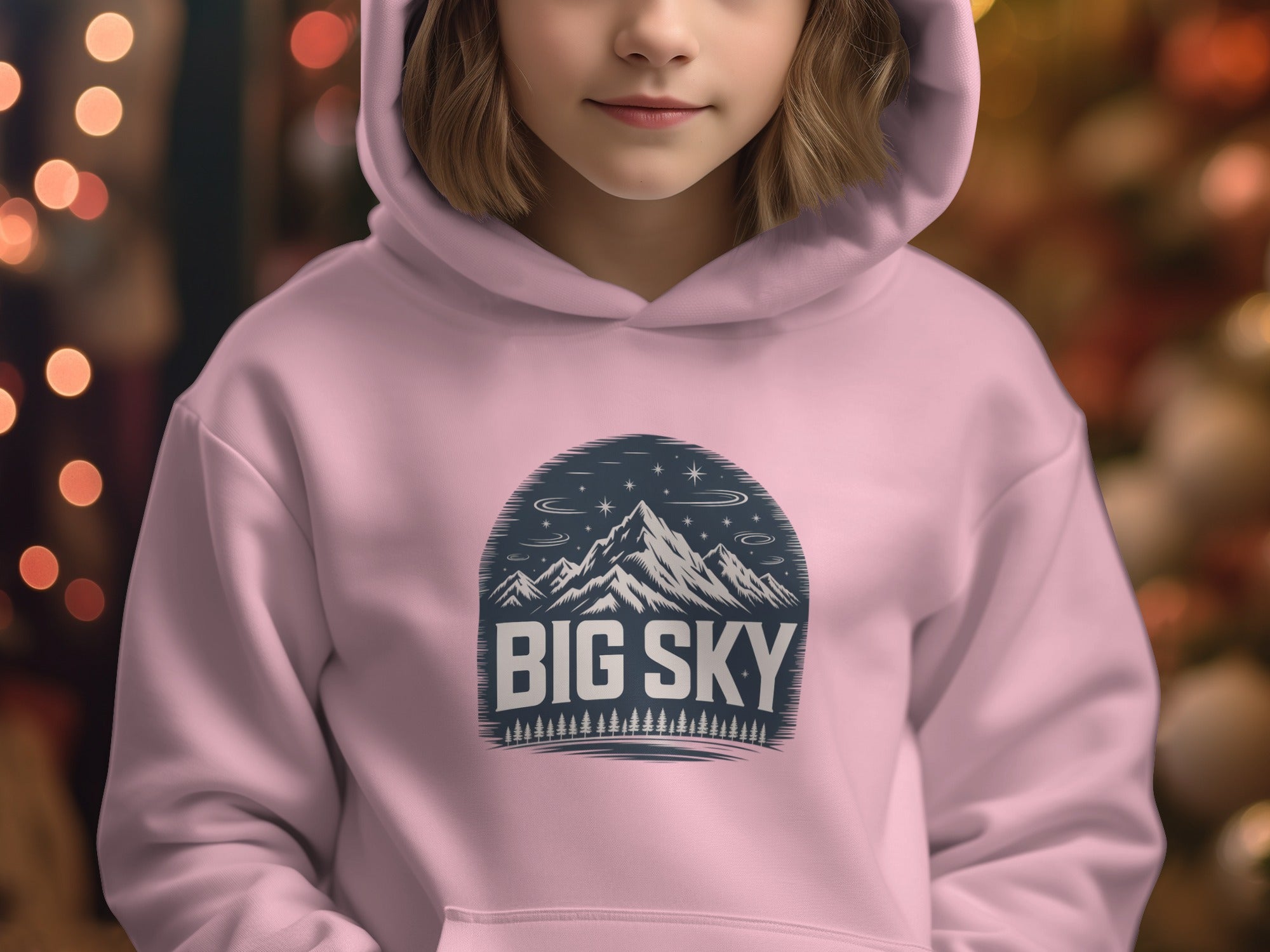Big Sky Mountain Design Hoodie