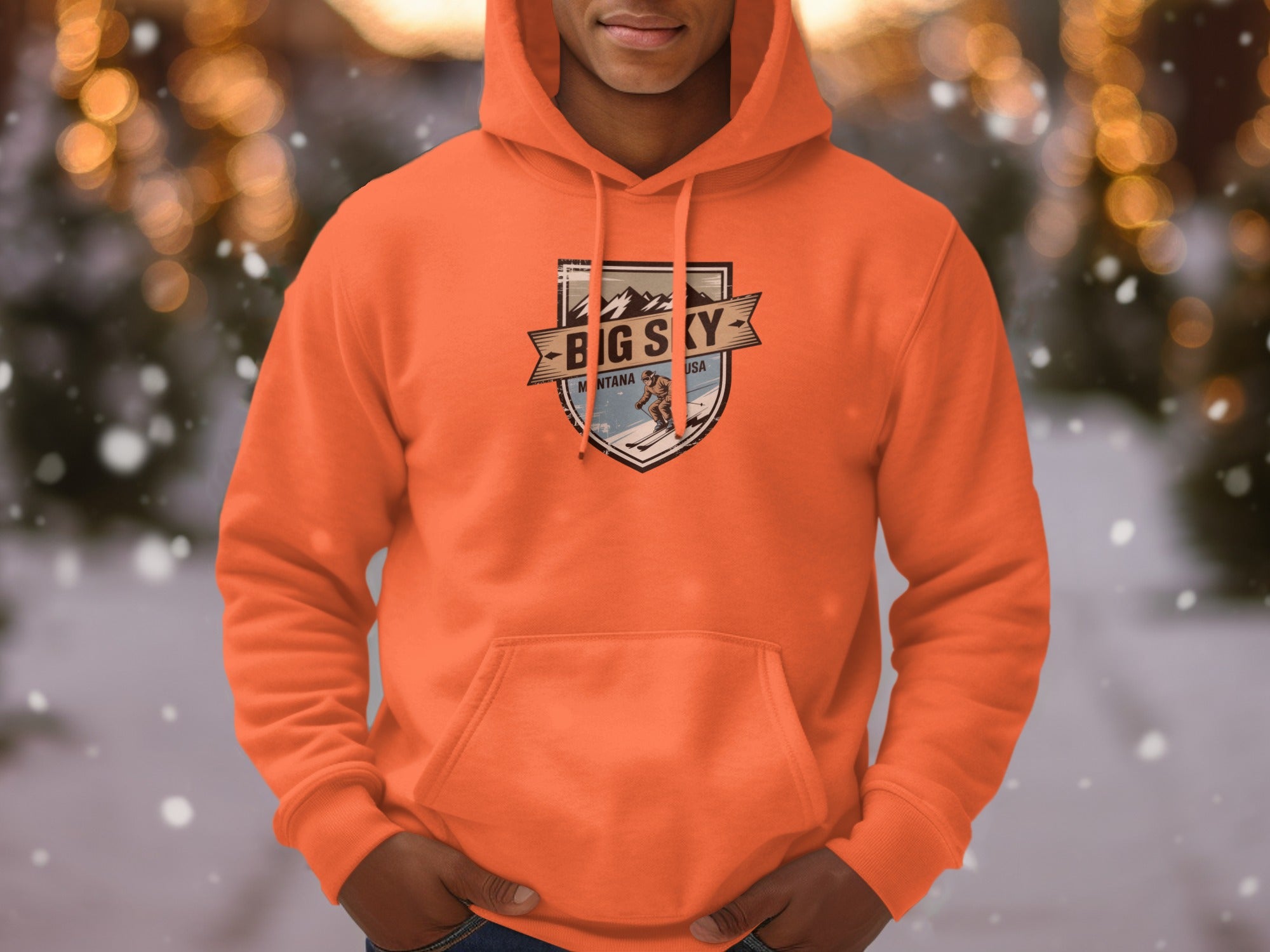 Stylish Big Sky Montana Hoodie for Winter Season