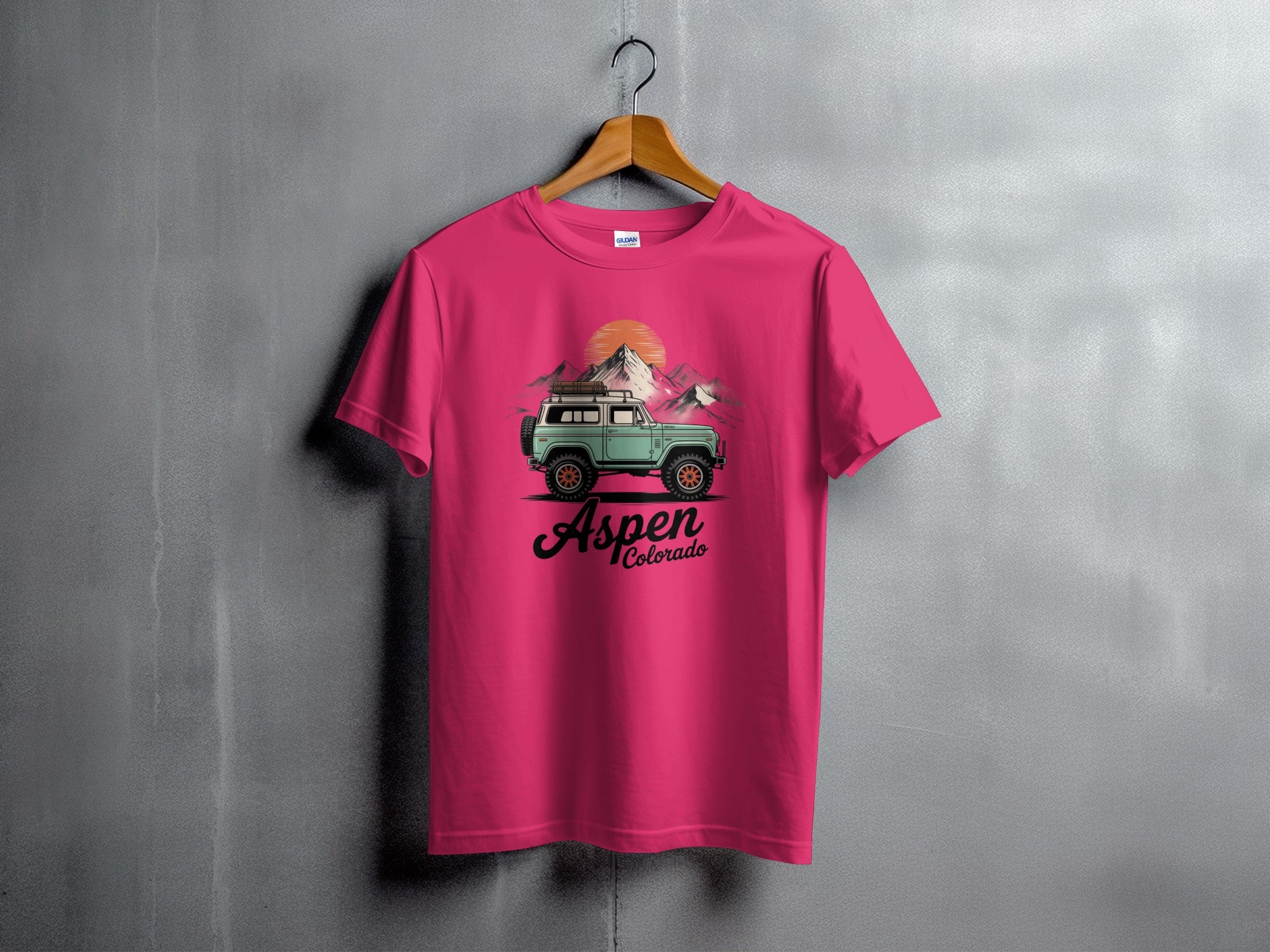 Aspen Colorado Off-Road Adventure Graphic T-Shirt