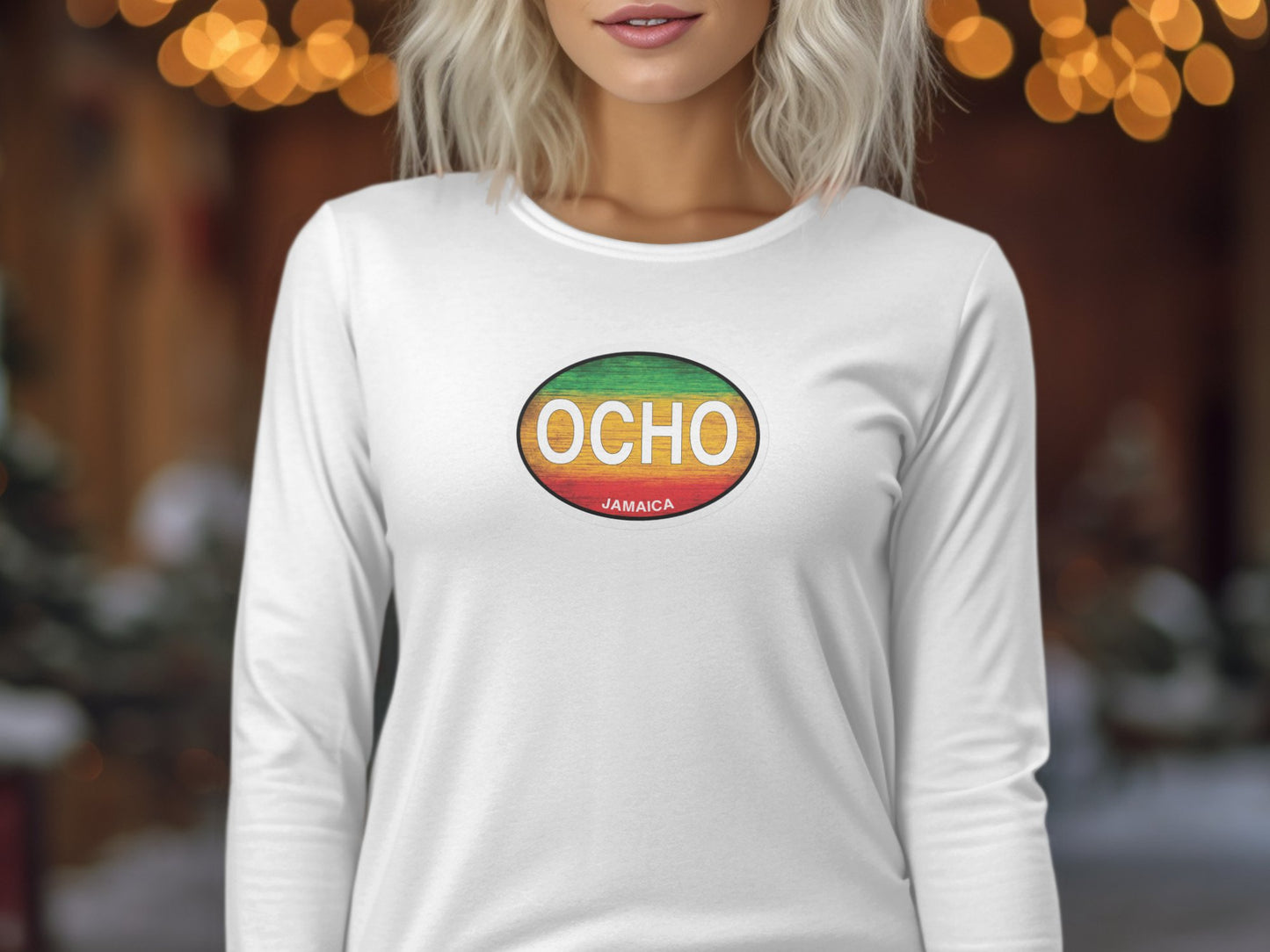 Ocho Rios Jazz Festival, Rebel Salute, Dunns River Falls, Blue Hole, Womens Long Sleeve T-Shirt