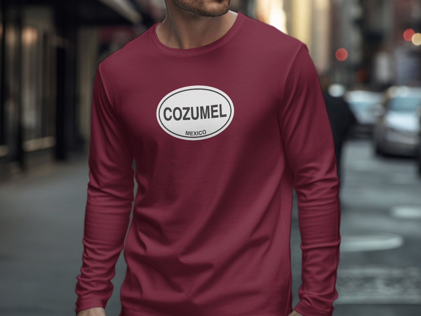 Cozumel Carnival, Festival of El Cedral, Ironman Cozumel Mens Long Sleeve T-Shirt tee