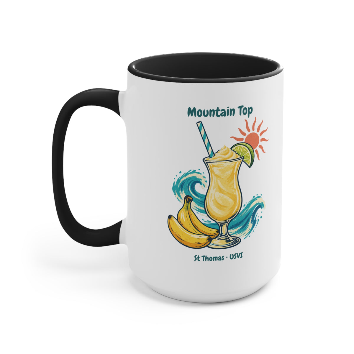 Mountain Top St. Thomas USVI Accent Coffee Mug