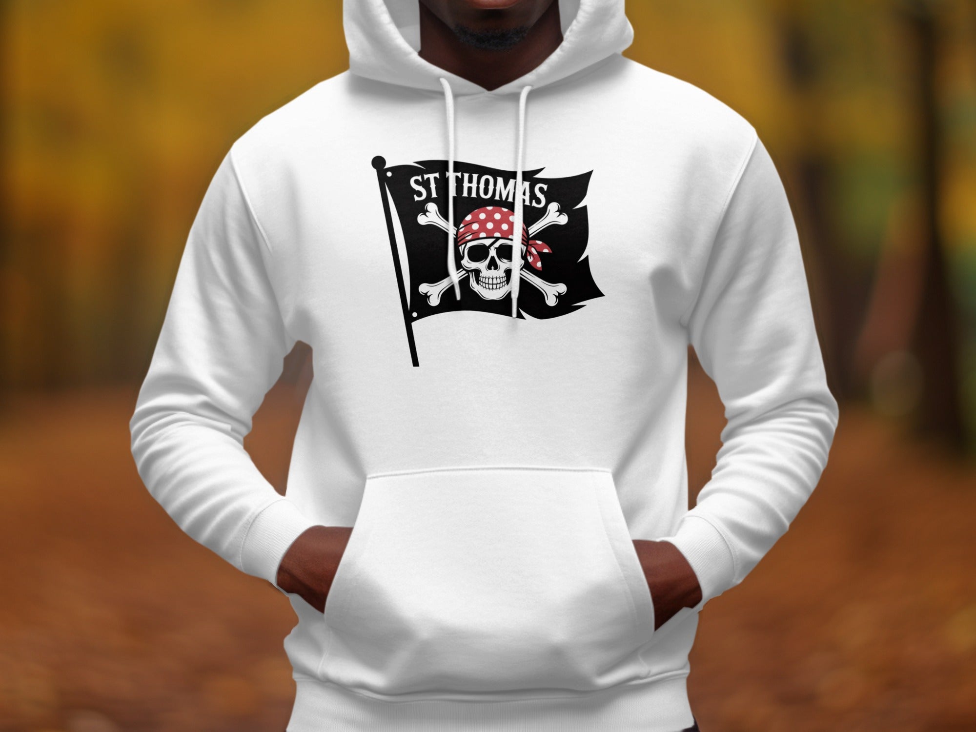Pirate Skull and Crossbones Design Hoodie product