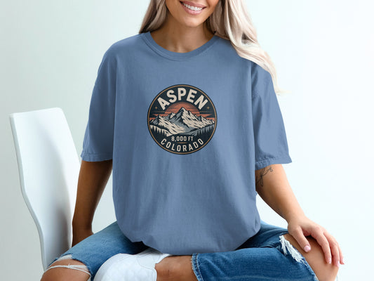 Aspen Colorado Mountain Graphic Tee product type