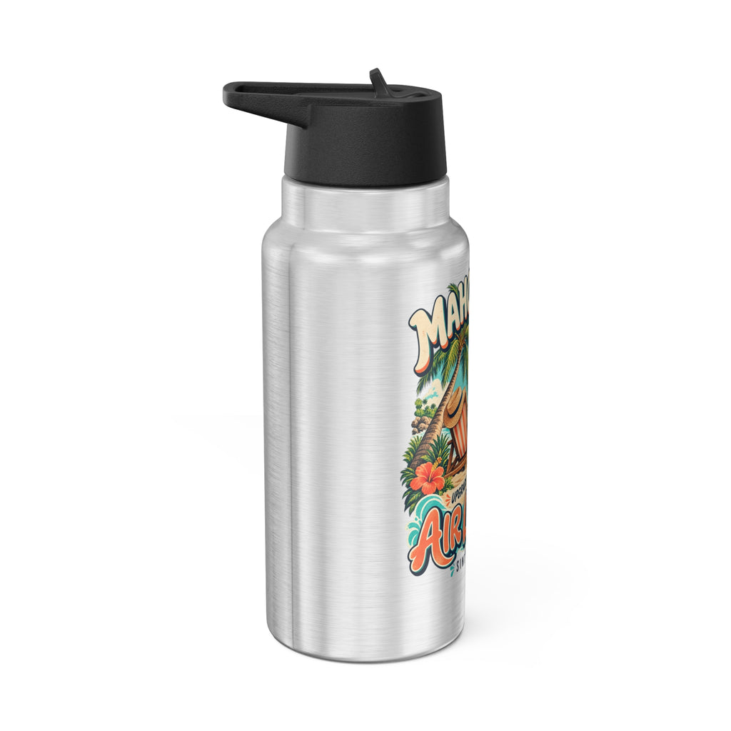 Maho Beach Air Lounge Sint Maarten Gator 32 oz Tumbler illustrated destination design, product mockup