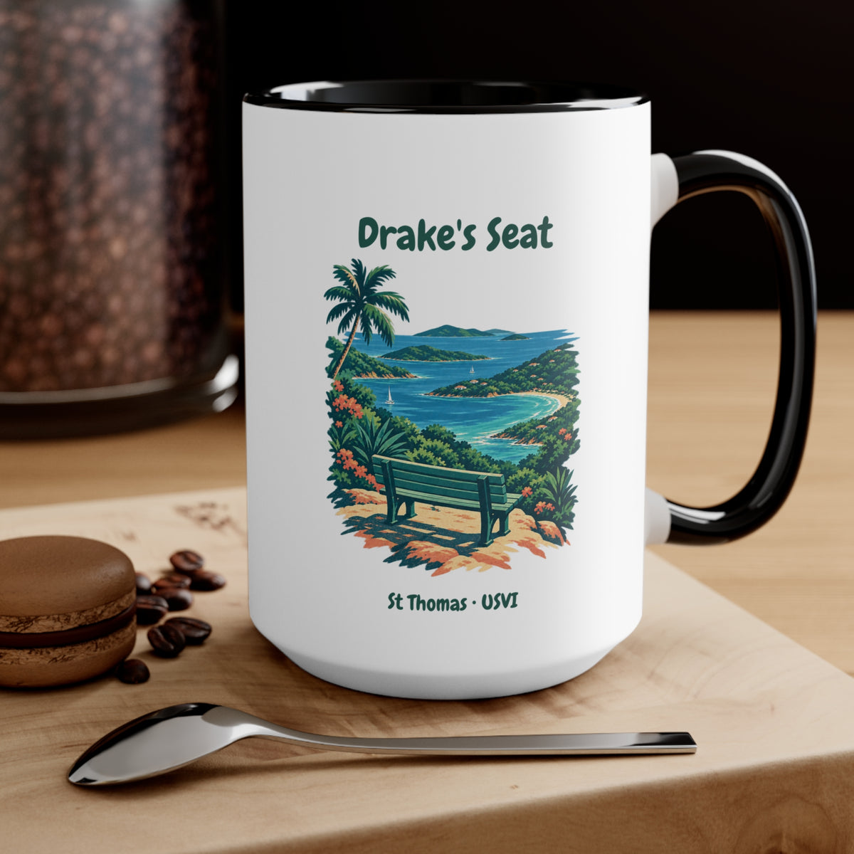 Drake's Seat St. Thomas USVI Accent Coffee Mug