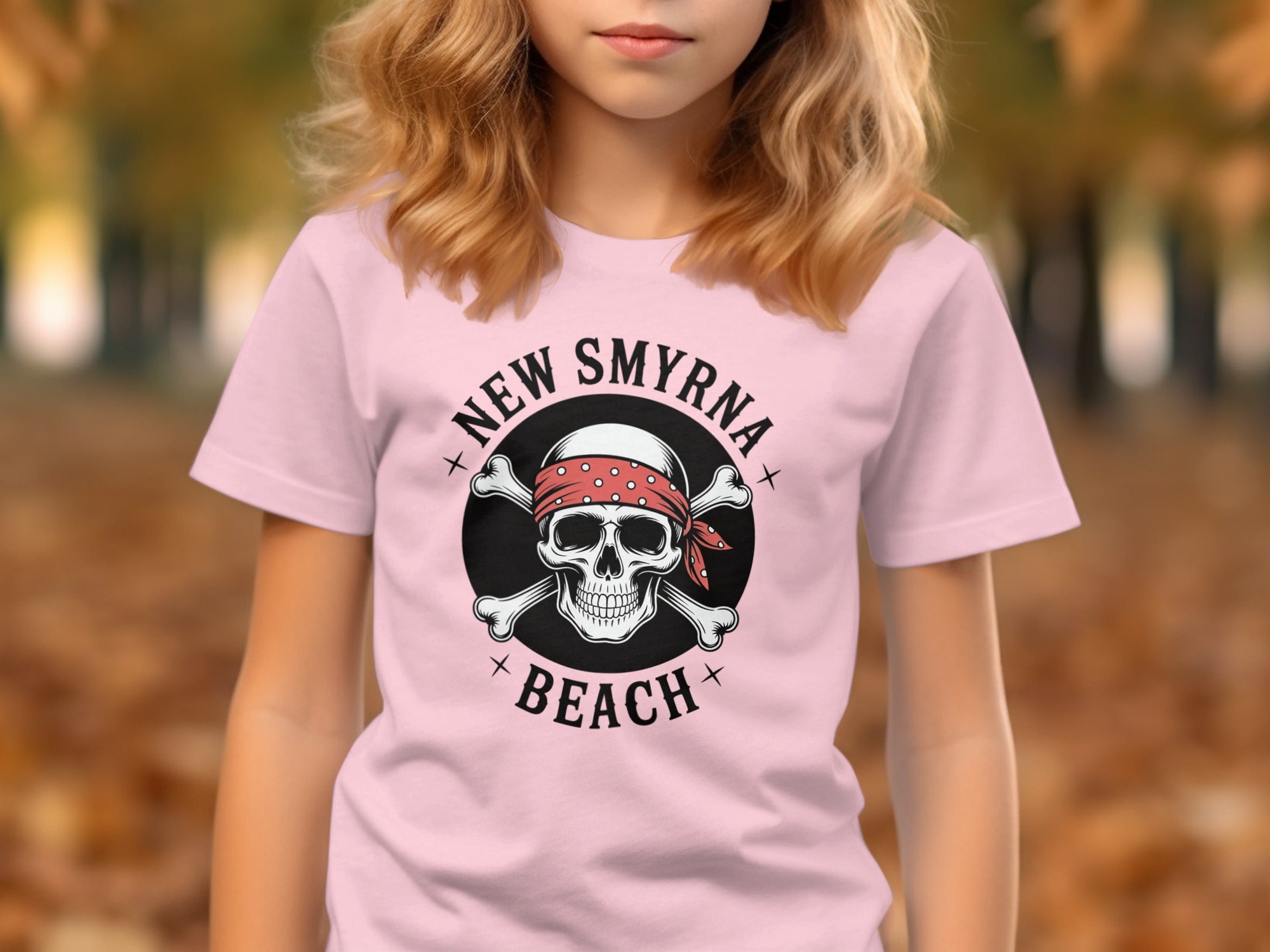 New Smyrna Beach Skull and Crossbones T-shirt product