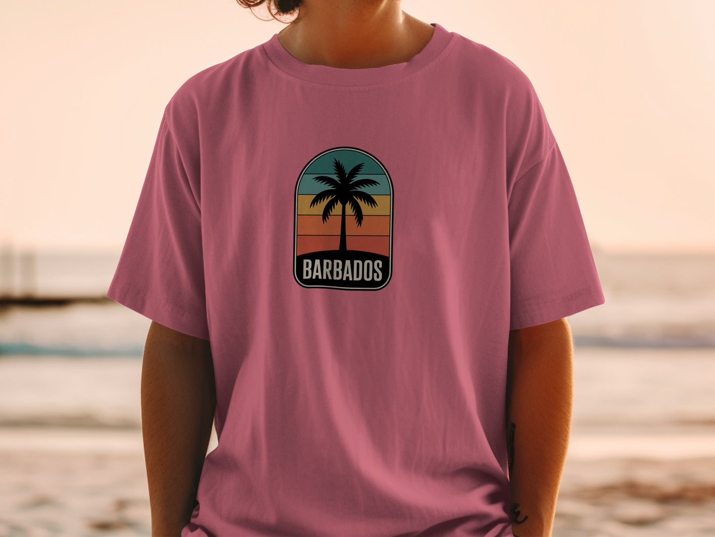 Stylish Barbados Graphic Tee Summer Wear product
