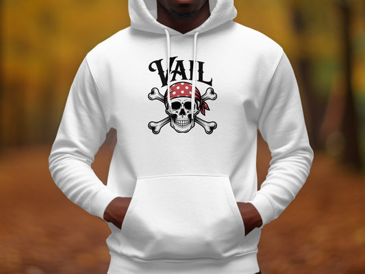 Vail Skull and Crossbones Graphic Hoodie product
