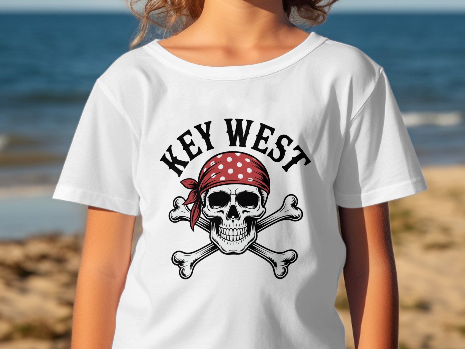 Key West Skull and Crossbones Graphic T-Shirt product