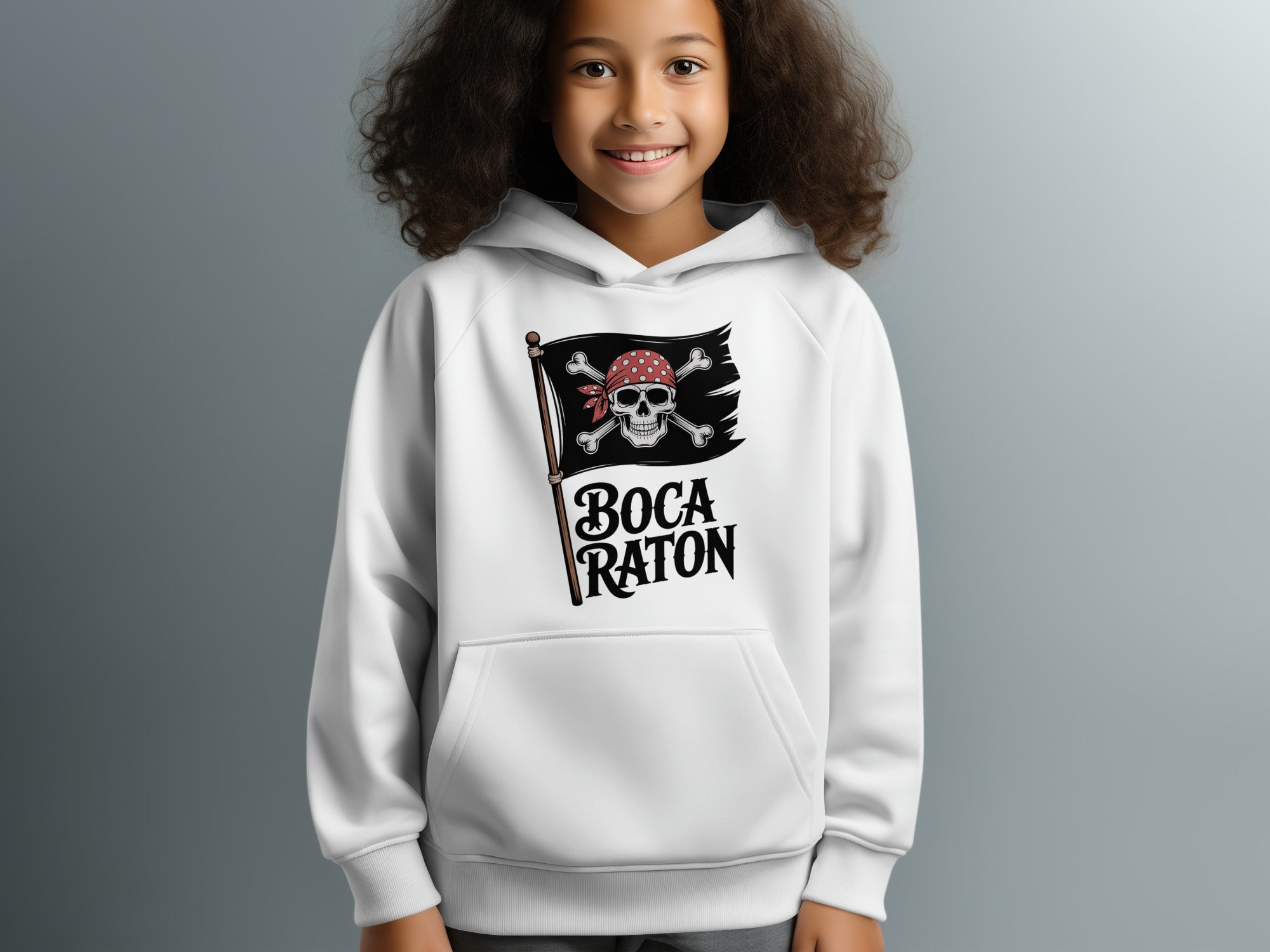 Boca Raton Pirate Flag Hoodie Casual Wear Product