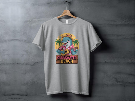 Clearwater Beach Dolphin Graphic Tee product