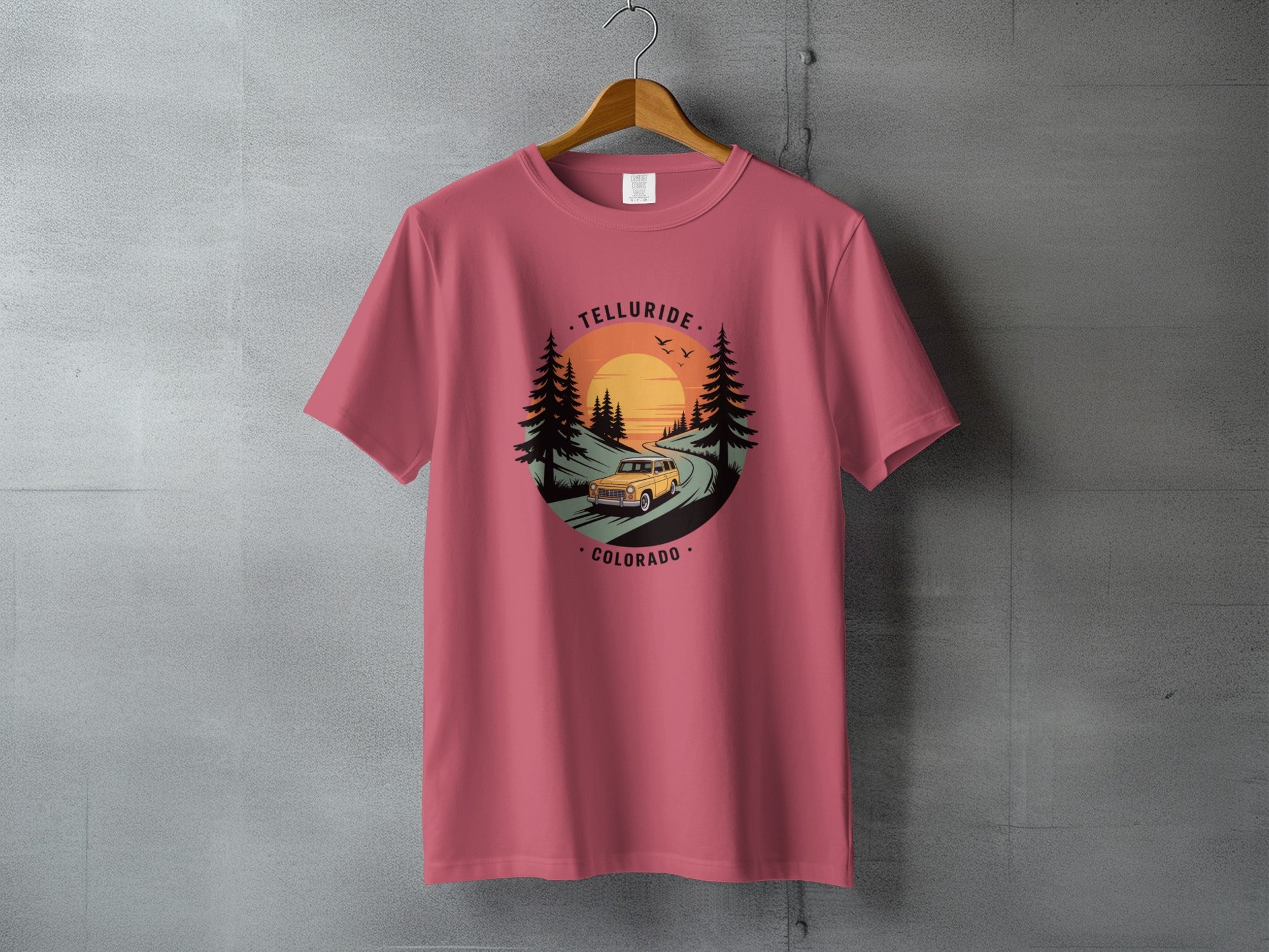 Telluride Colorado Graphic Print T-Shirt for Adventure