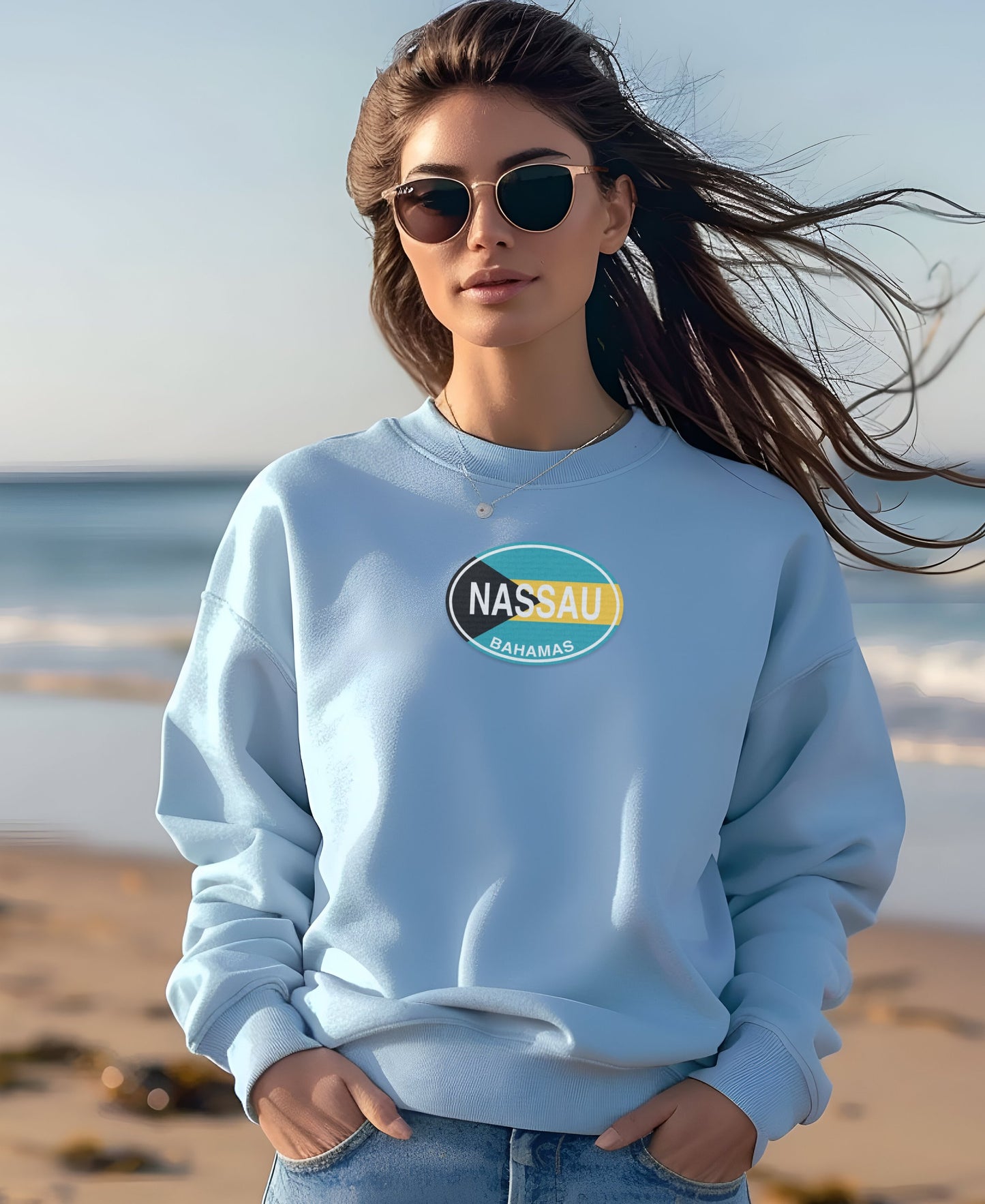 Stylish Nassau Bahamas Graphic Sweatshirt product