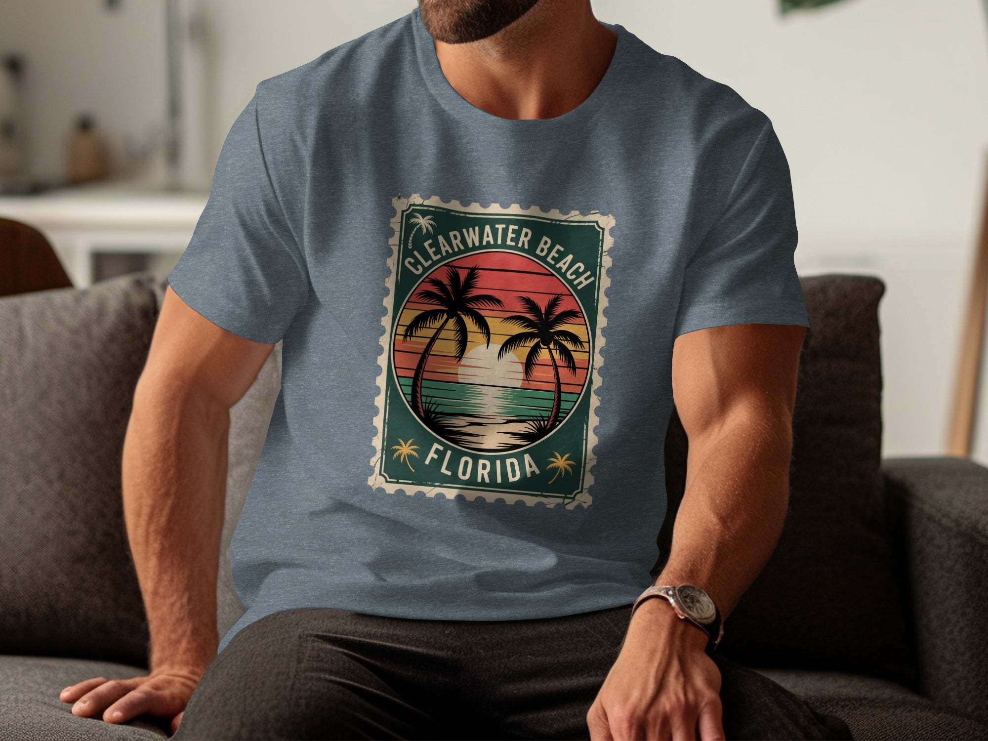 Clearwater Beach Florida Graphic Artwork T-shirt product