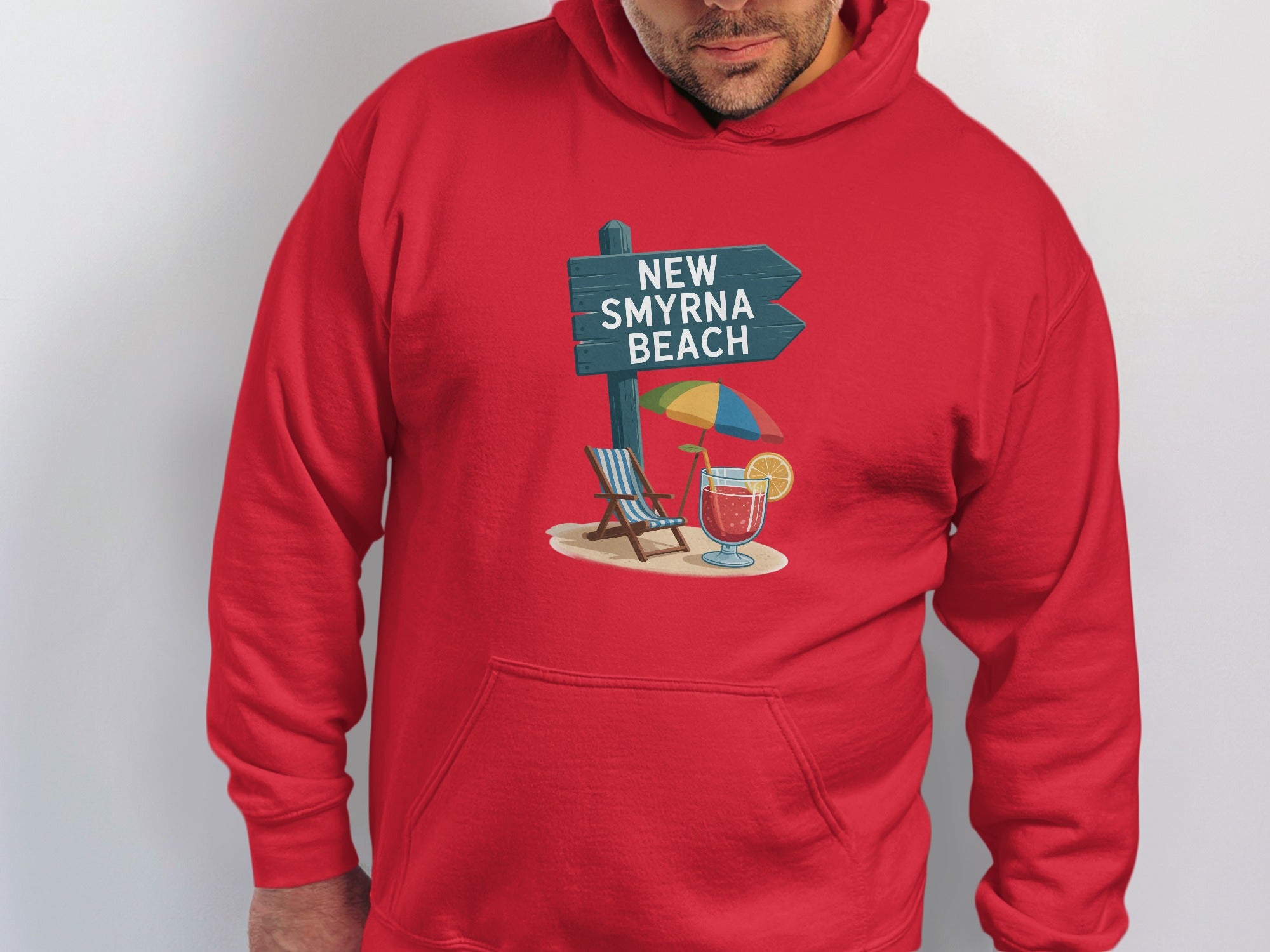 New Smyrna Beach Graphic Hoodie Sweatshirt product type