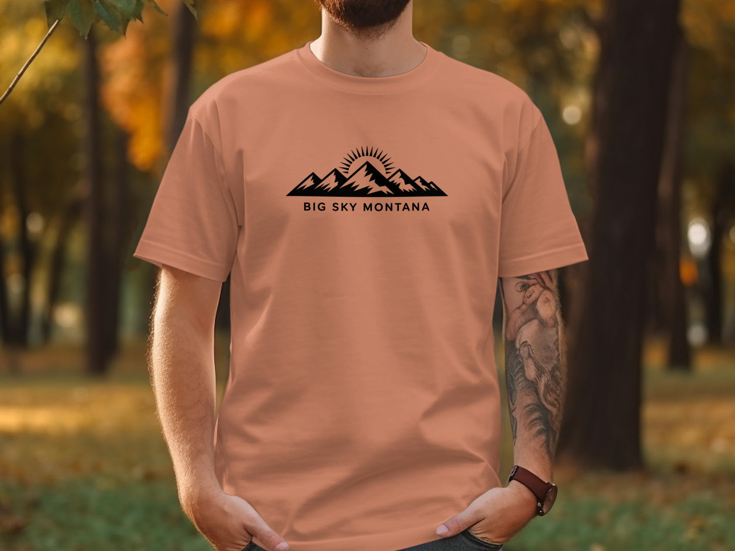 Big Sky Montana Graphic Outdoor Adventure T-shirt product