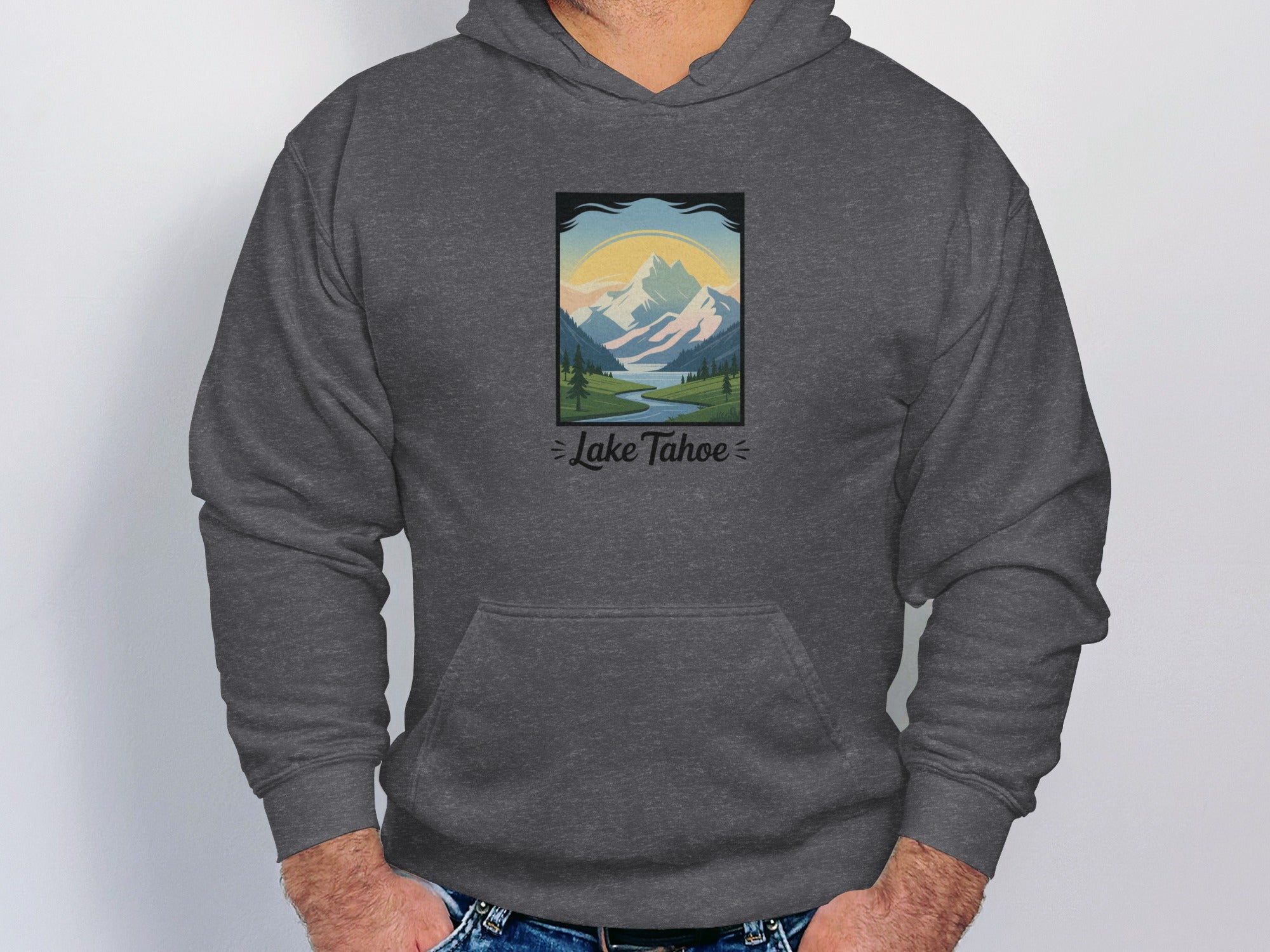 Scenic Lake Tahoe Graphic Hoodie Sweatshirt Product