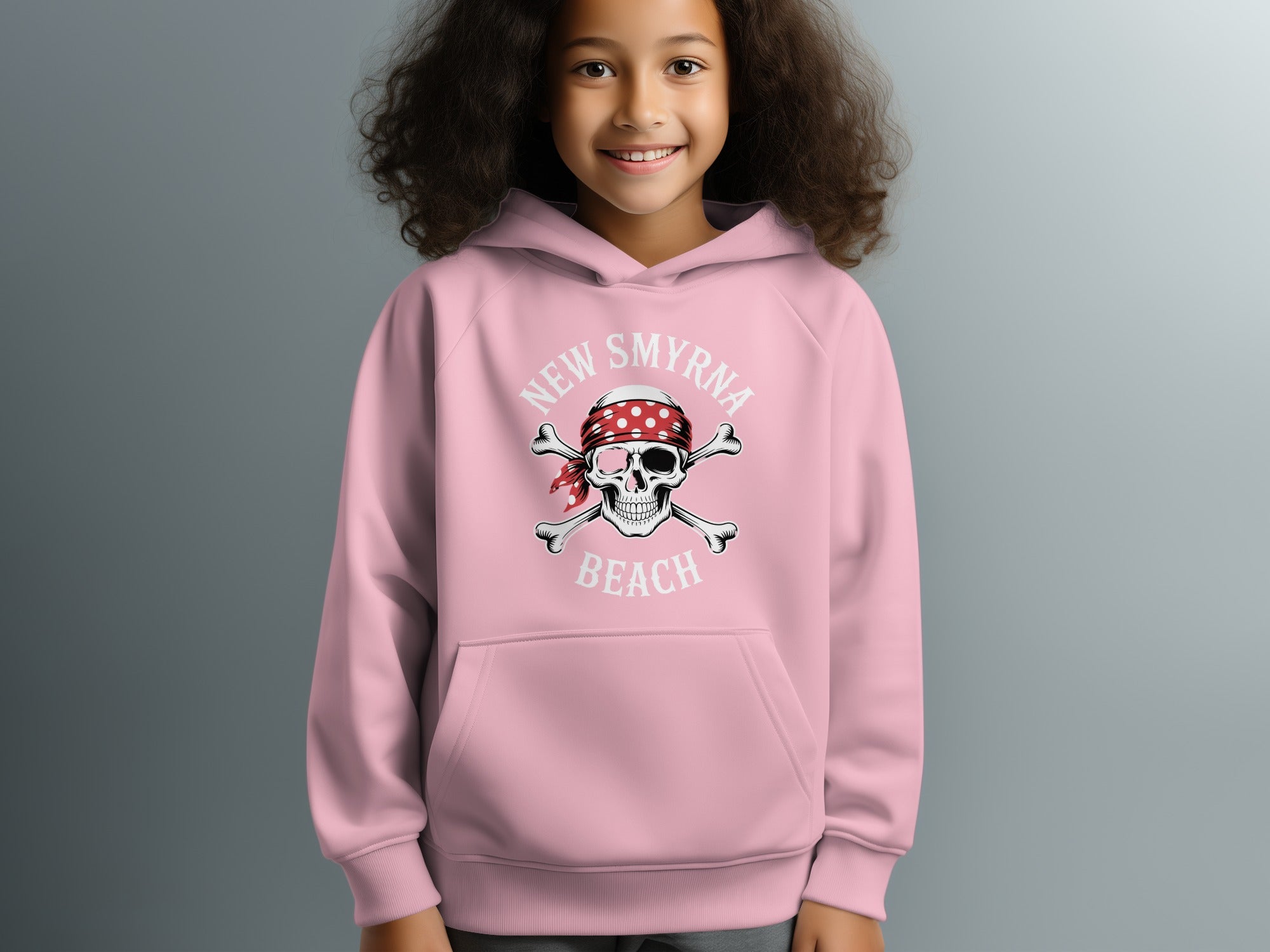 New Smyrna Beach Pirate Skull Hoodie product